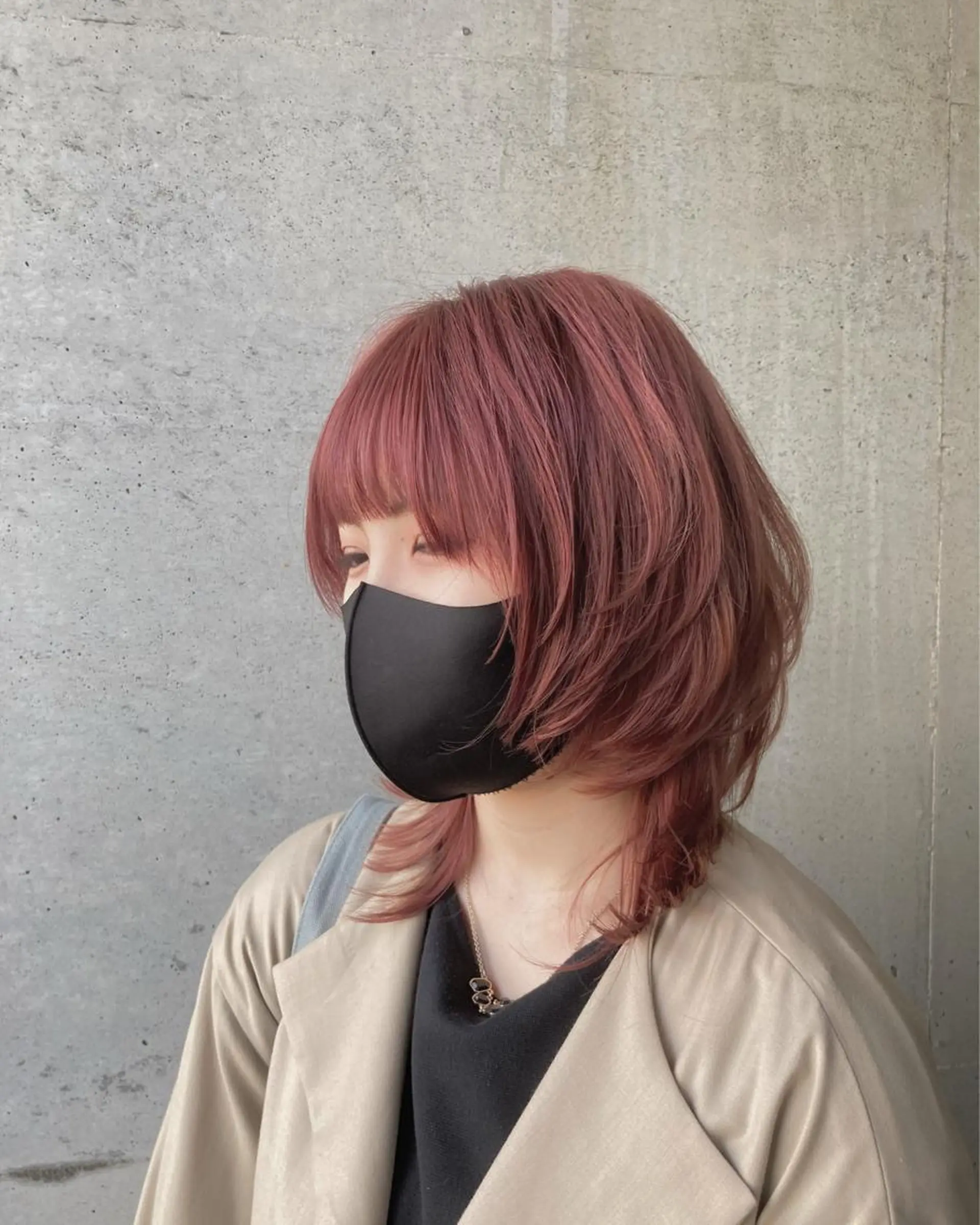 ミディアム カット ヘアカラー トリートメント はまべ です☆のヘアスタイル