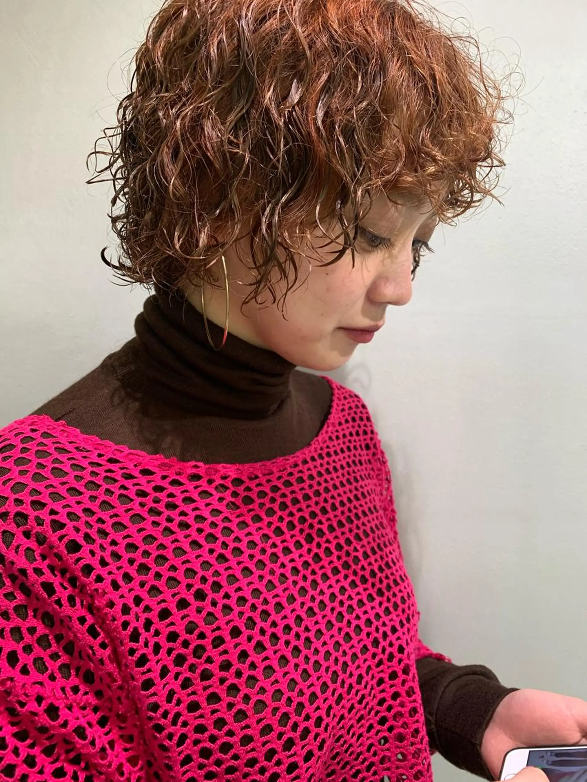 ショート パーマ ウルフカット パーマ 👑満足度1000% 重村 春奈👑のヘアスタイル