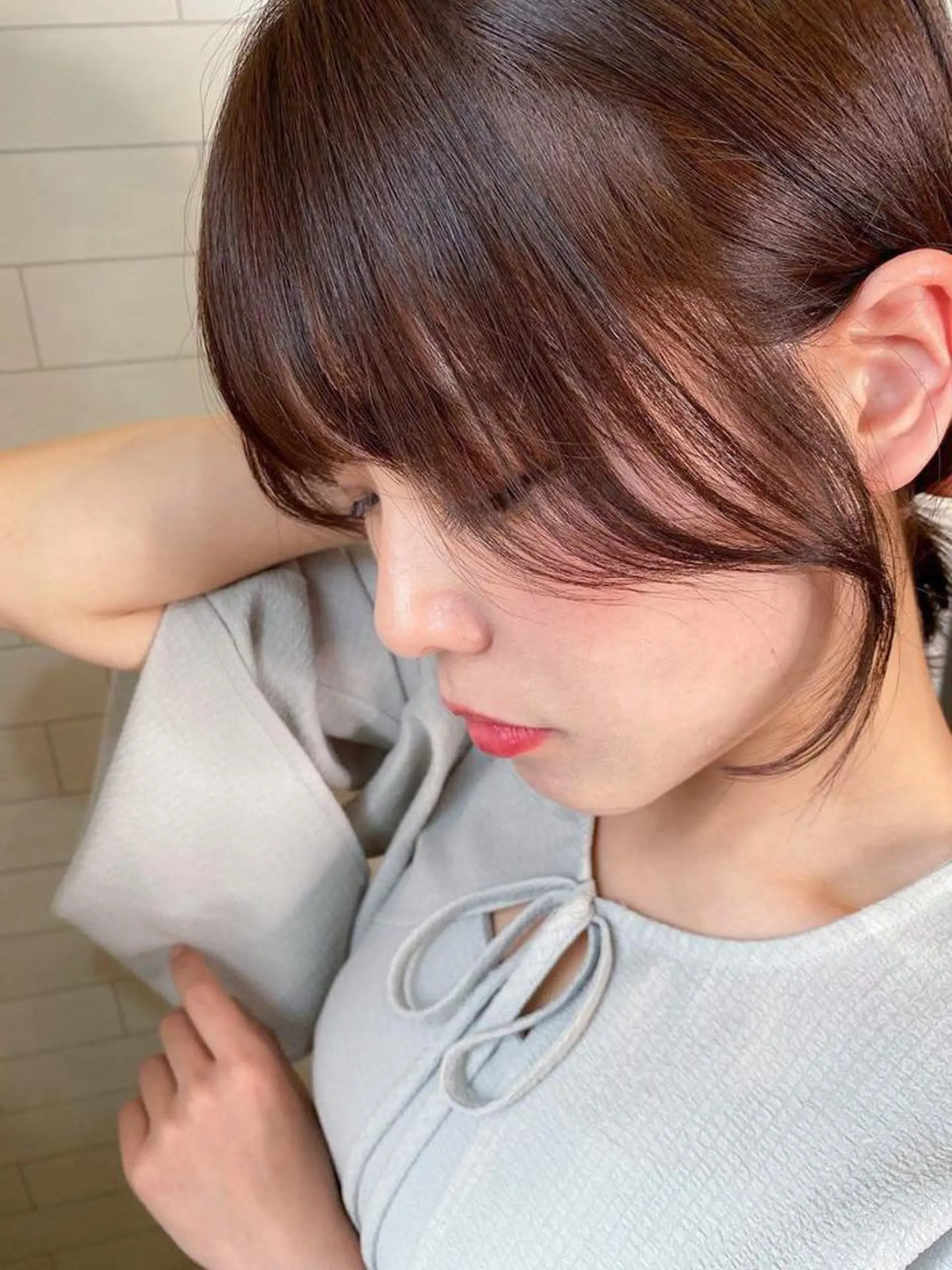 ミディアム 韓国風ヘア ALPHA  HAIR所属・西院/ TAKAのヘアスタイル