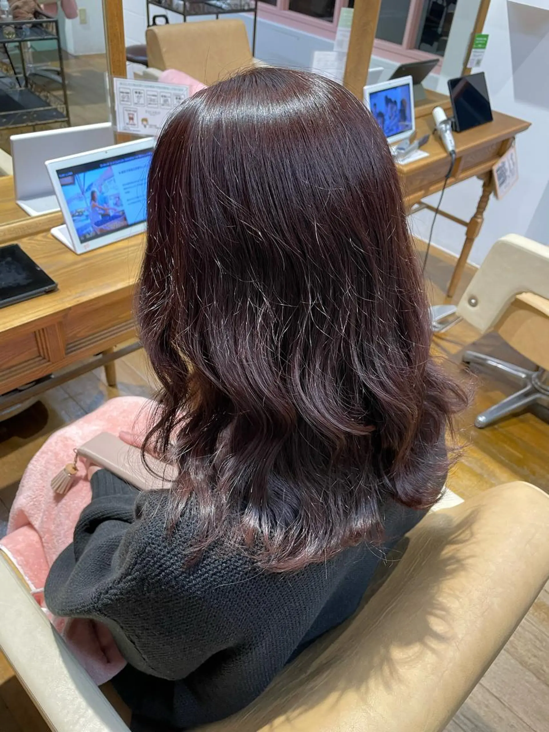 ミディアム ヘアカラー KAZUKI/ 髪質改善のヘアスタイル