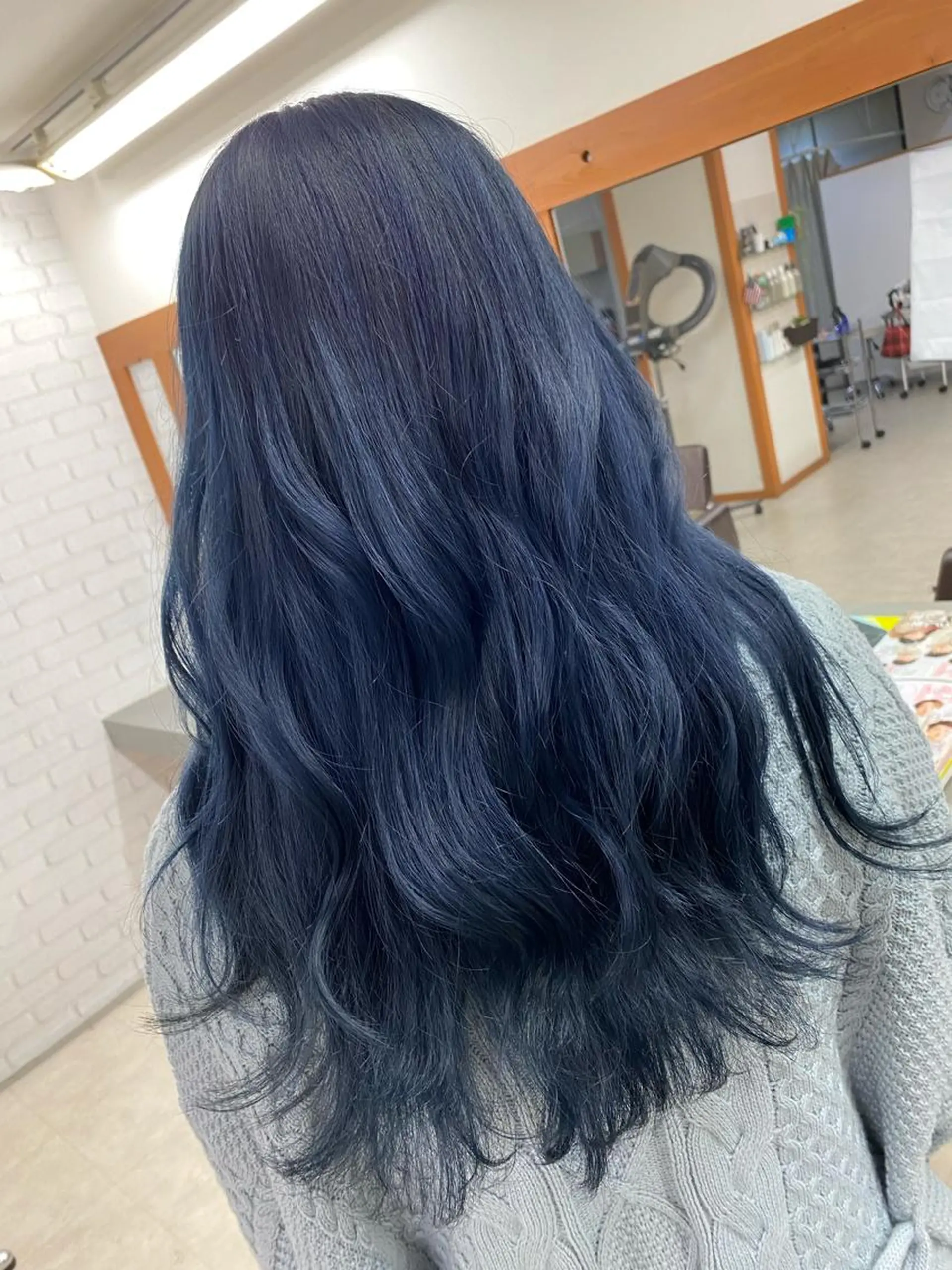 ロング カラー アディクシーカラー ブリーチ トリートメント カット ヘアカラー トリートメント ブリーチカラー🫧 森　凪沙のヘアスタイル