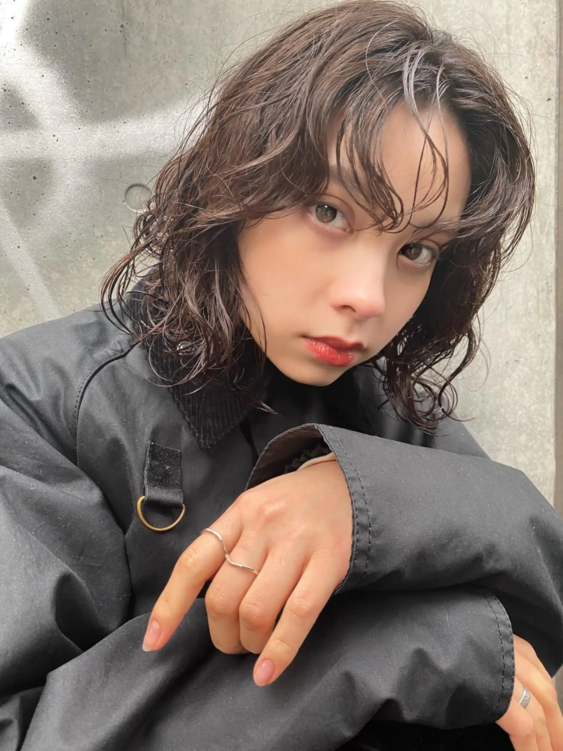 ミディアム パーマ RYOMA/ 似合わせ🎧🤍のヘアスタイル