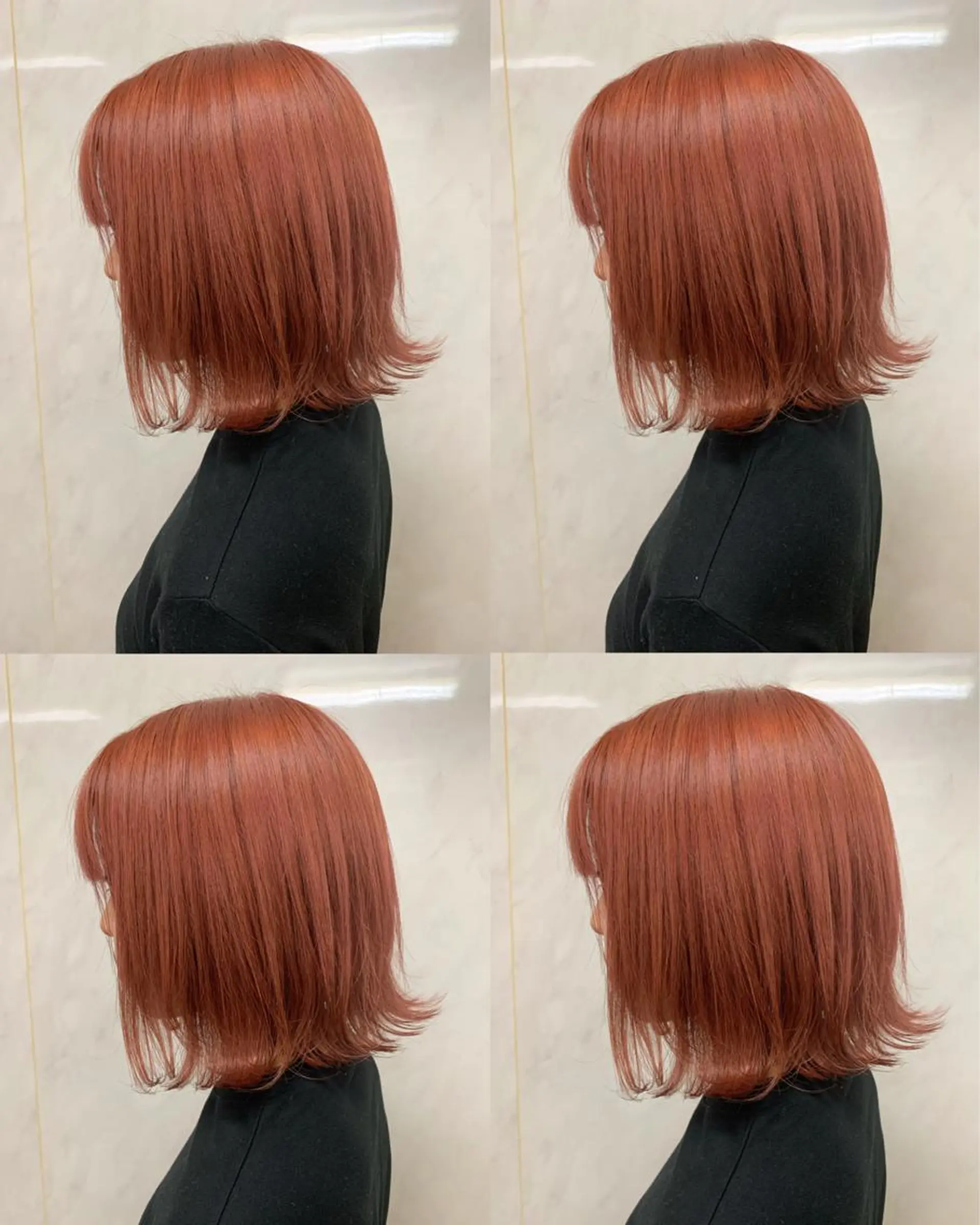 ミディアム ヘアカラー 袴田 伊代のヘアスタイル