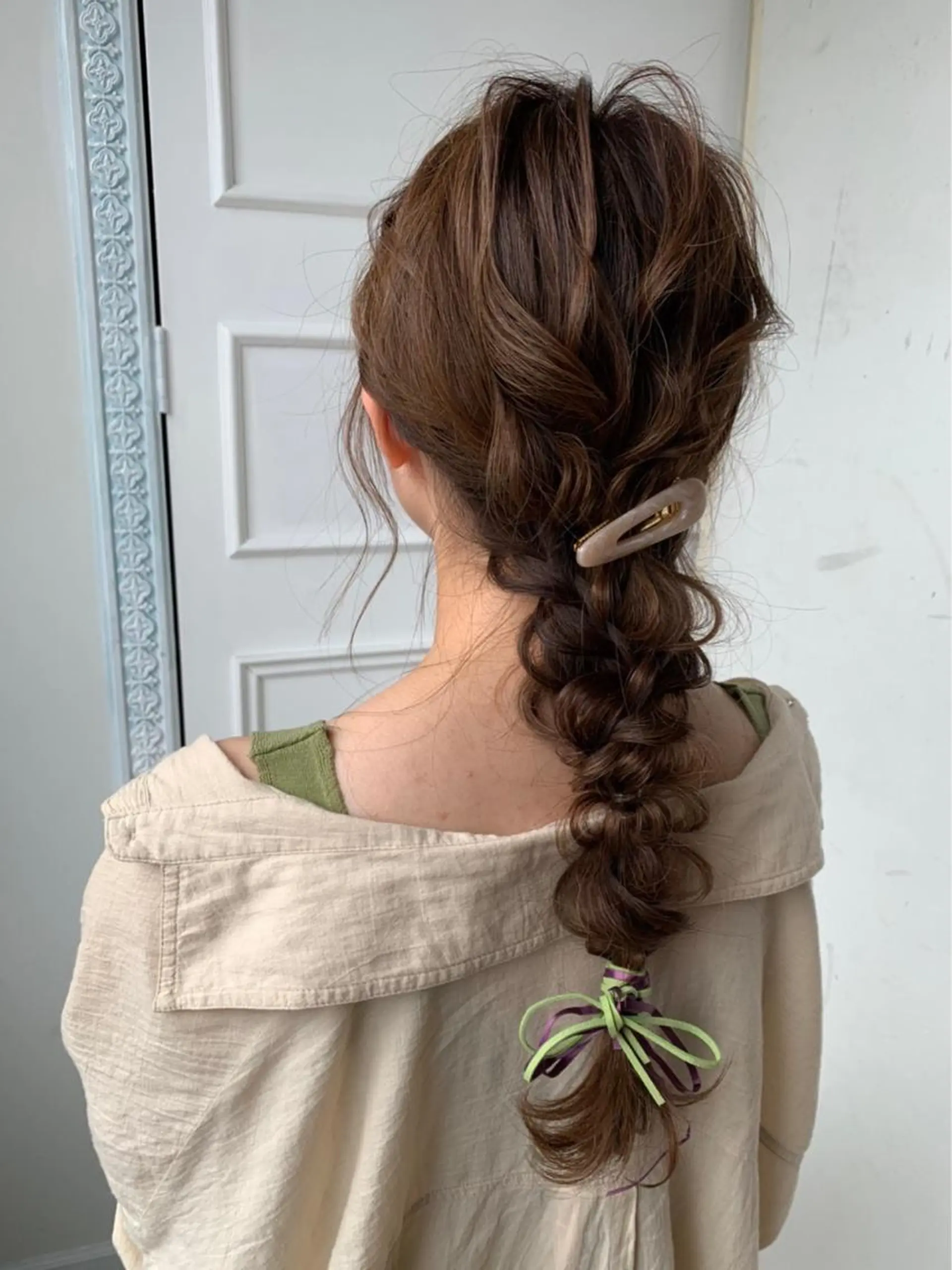 ヘアアレンジ 韓国ヘア🕊村上 ののこ🕊のヘアスタイル