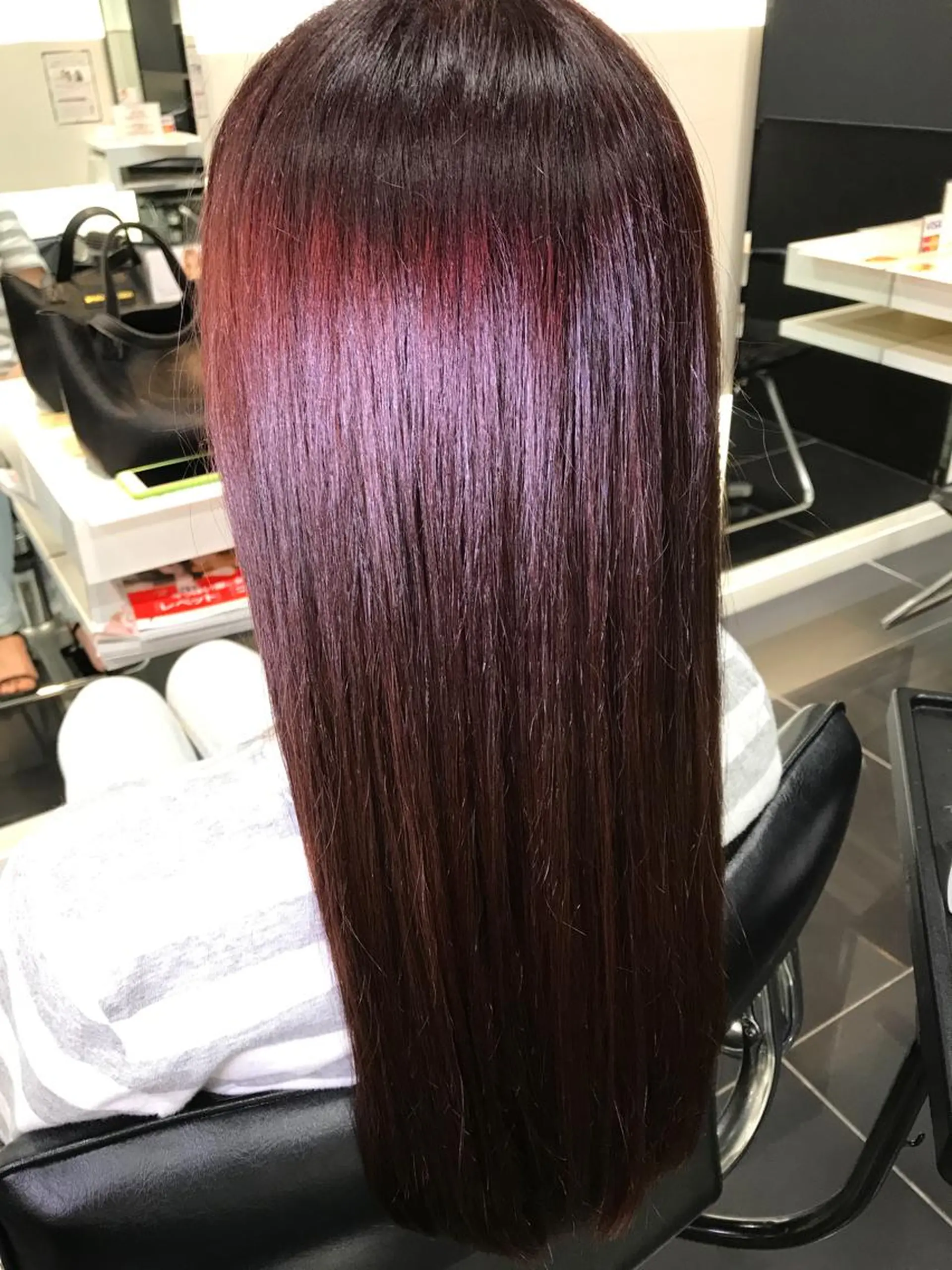 ロング カラー 関口 友行のヘアスタイル