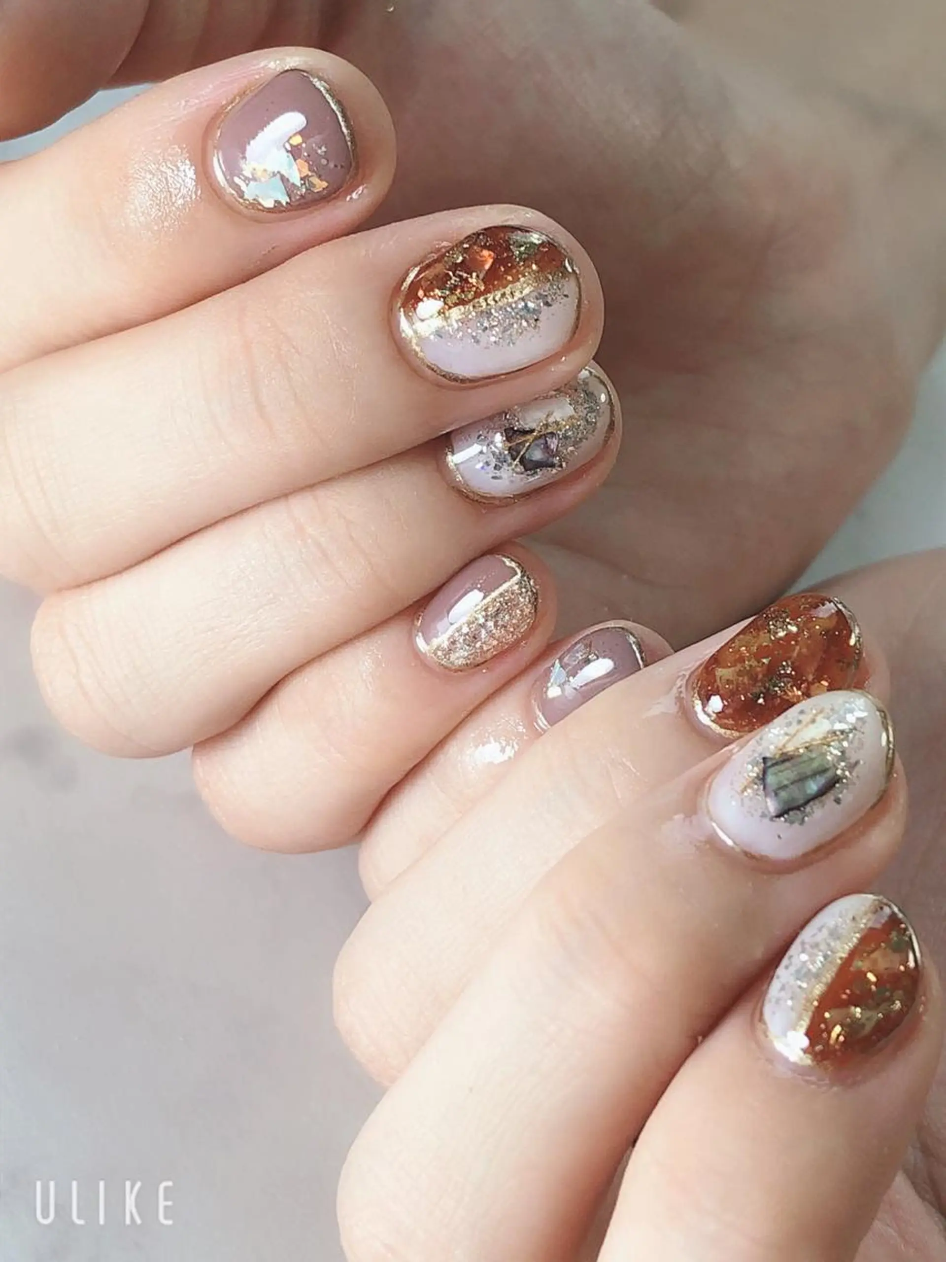 ネイル キラキラネイル Nailsalon Luanaのネイルデザイン
