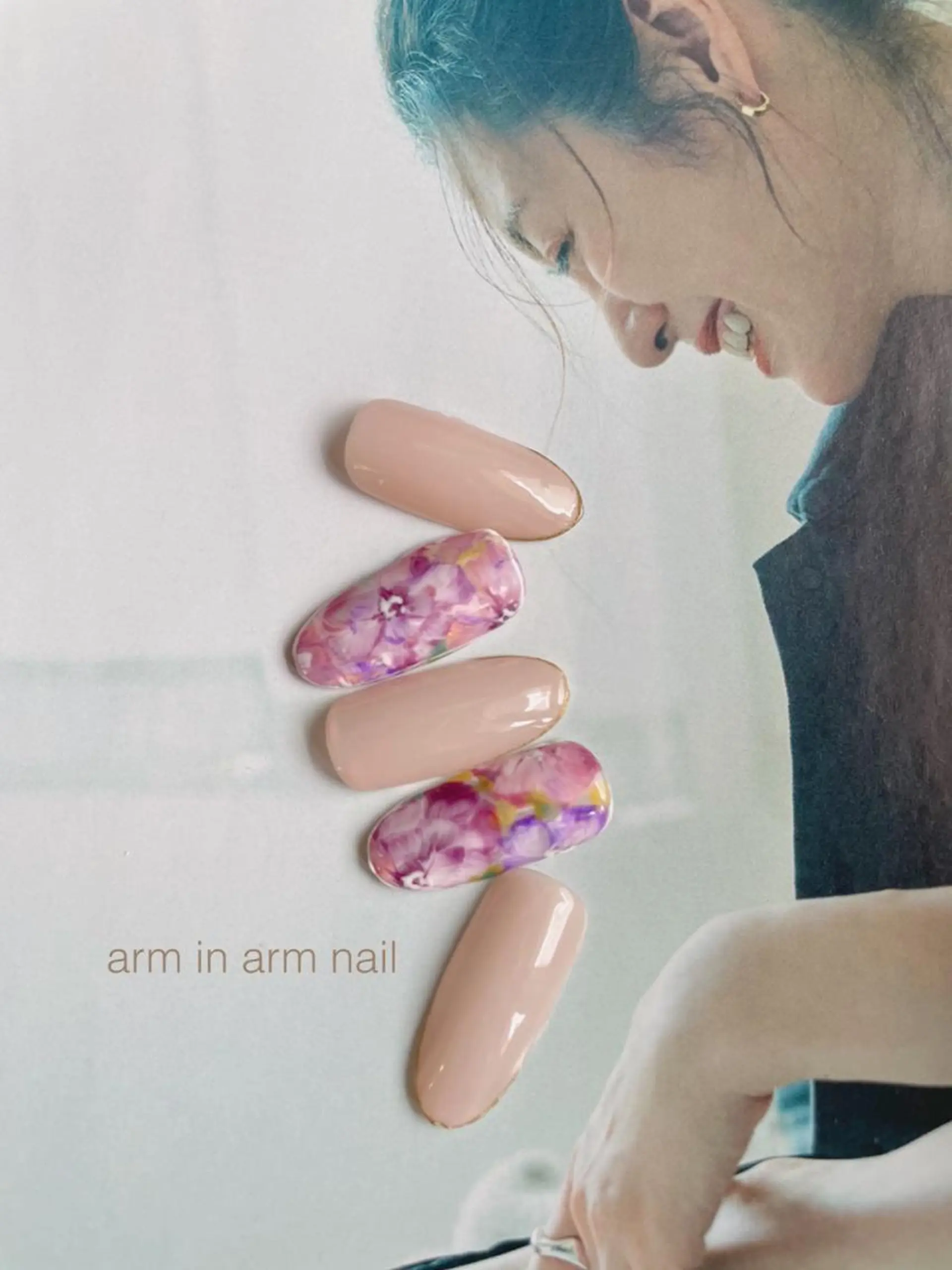 ネイル arm in arm ︎✿Yamamotoのマツエク・マツパデザイン