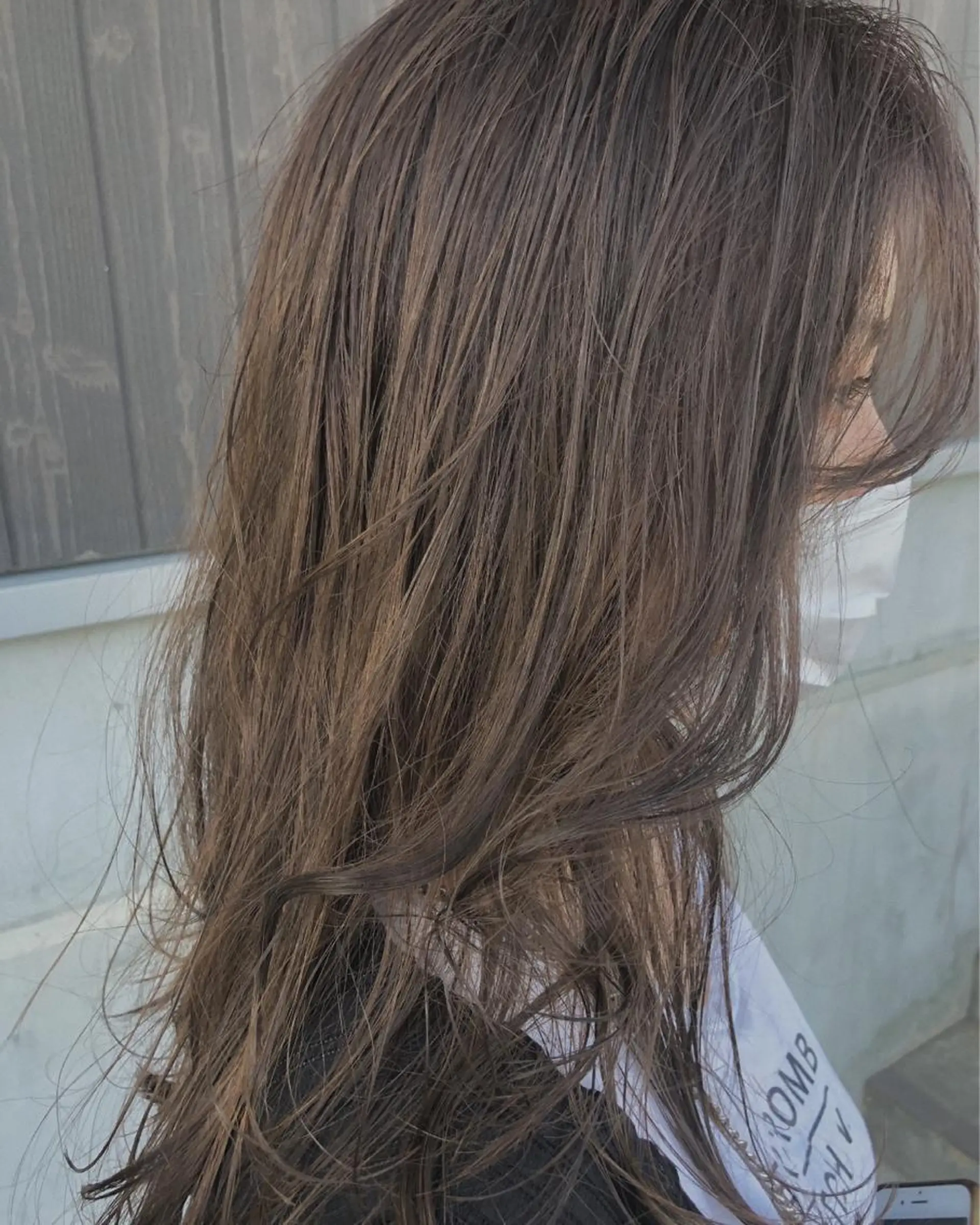 セミロング カラー ベージュカラー グレージュ カット ヘアカラー トリートメント NAKAGAWA YUICHIのヘアスタイル