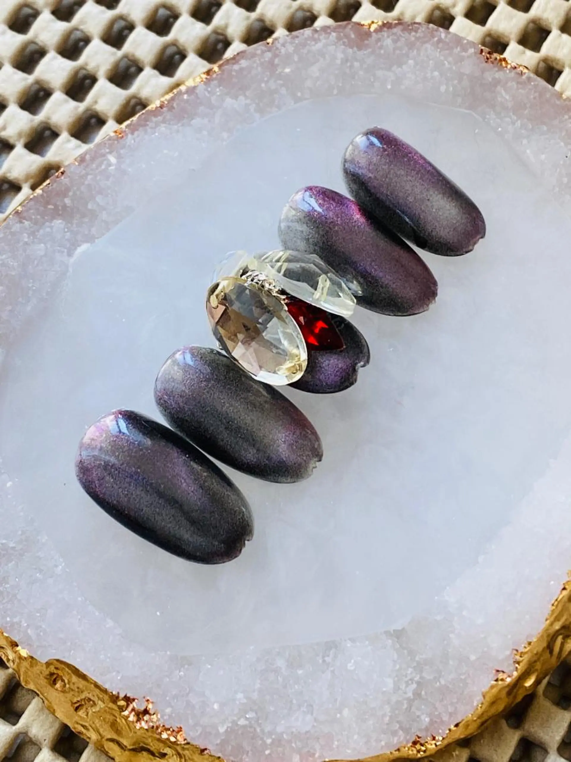 ネイル ブルー 自宅ネイルサロン ♦️nuance♦️のネイルデザイン