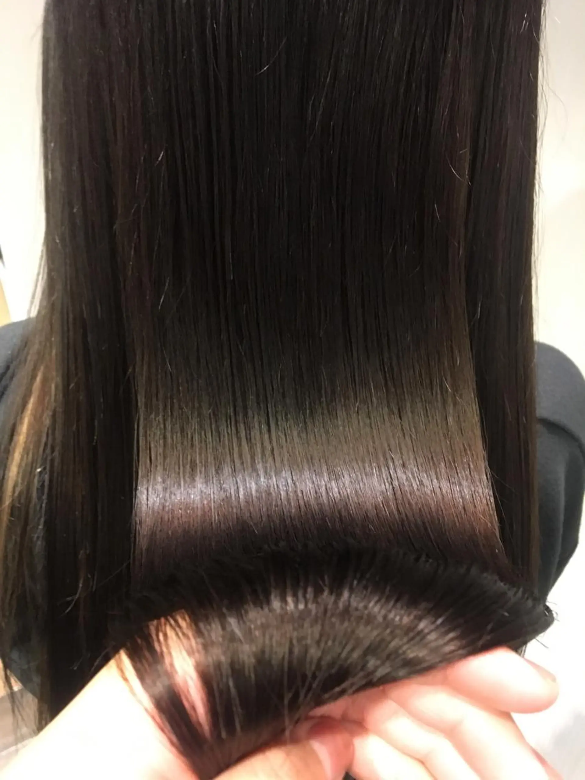 ロング 縮毛矯正 【mokuオーナー】 ちはるのヘアスタイル