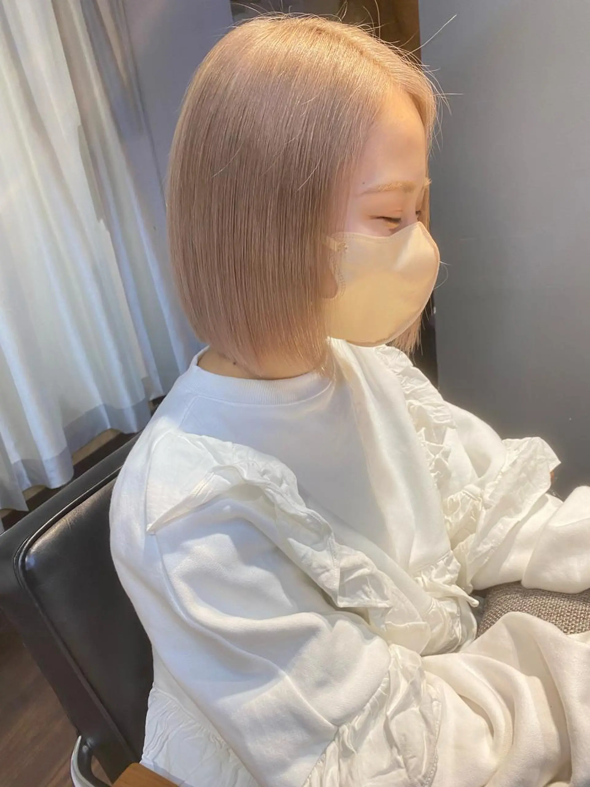 ショート カラー ブリーチ ダブルカラー ハイトーンカラー イルミナカラー インナーカラー 🧡色落ちまで2度綺 麗なカラー🧡ヨシキのヘアスタイル