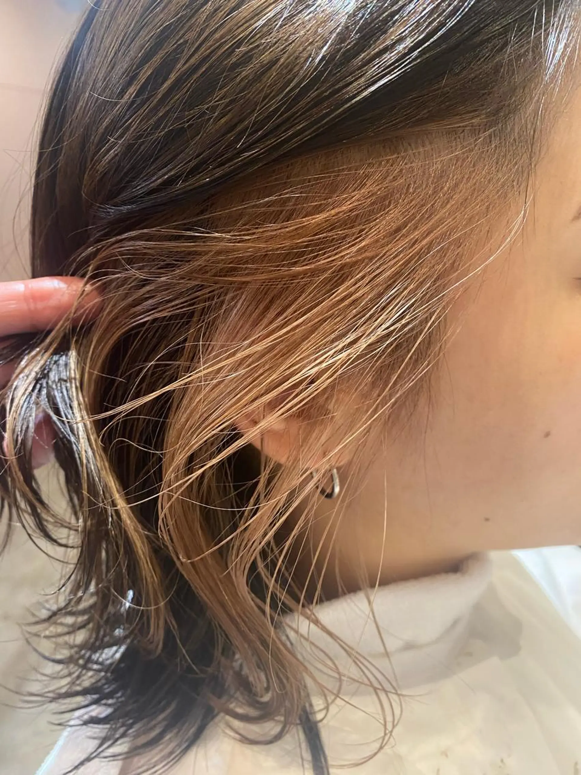 ショート カラー ブリーチ ♡レイヤーカット れお♡のヘアスタイル