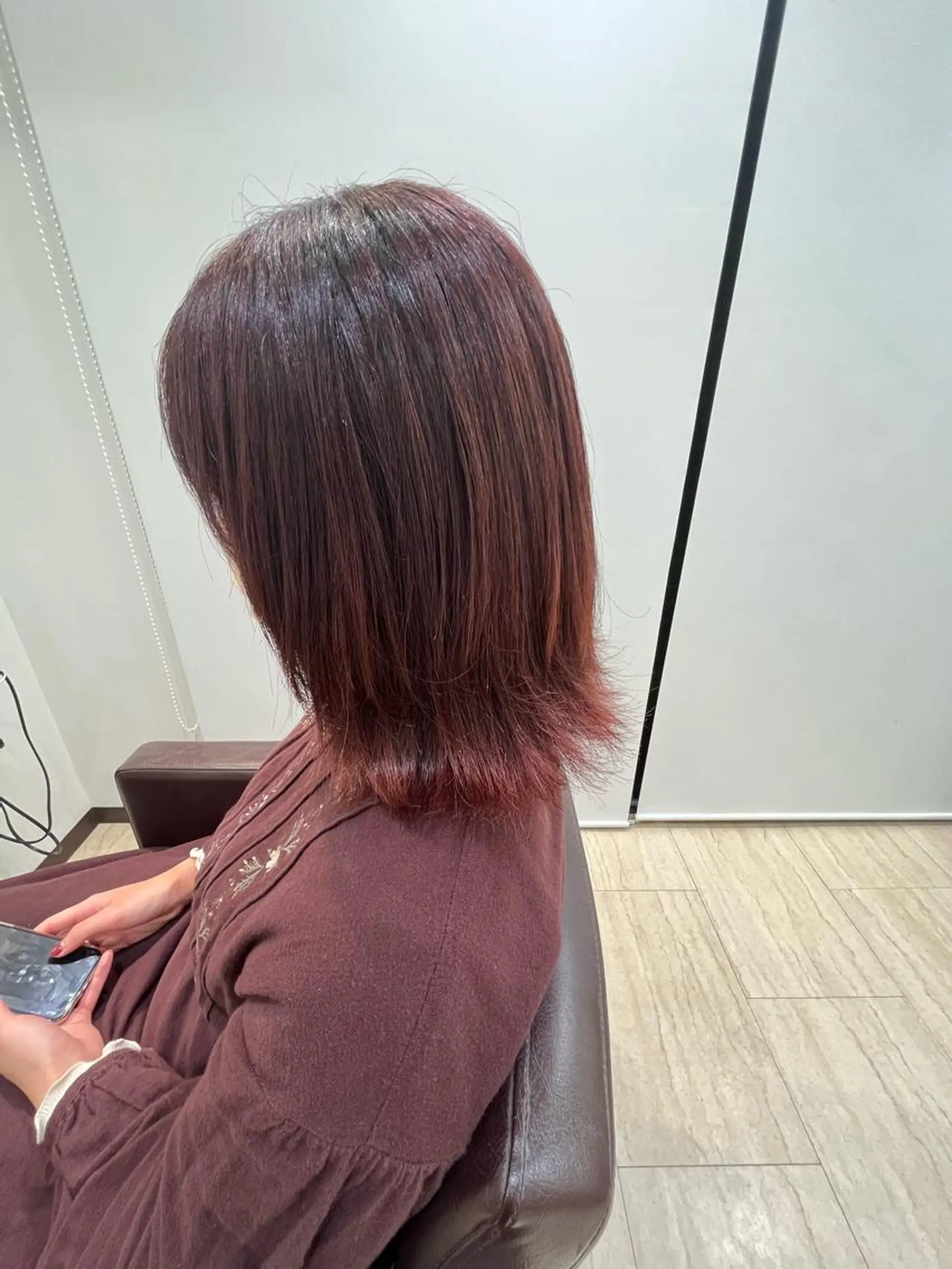 ミディアム カラー 小林 星稀のヘアスタイル