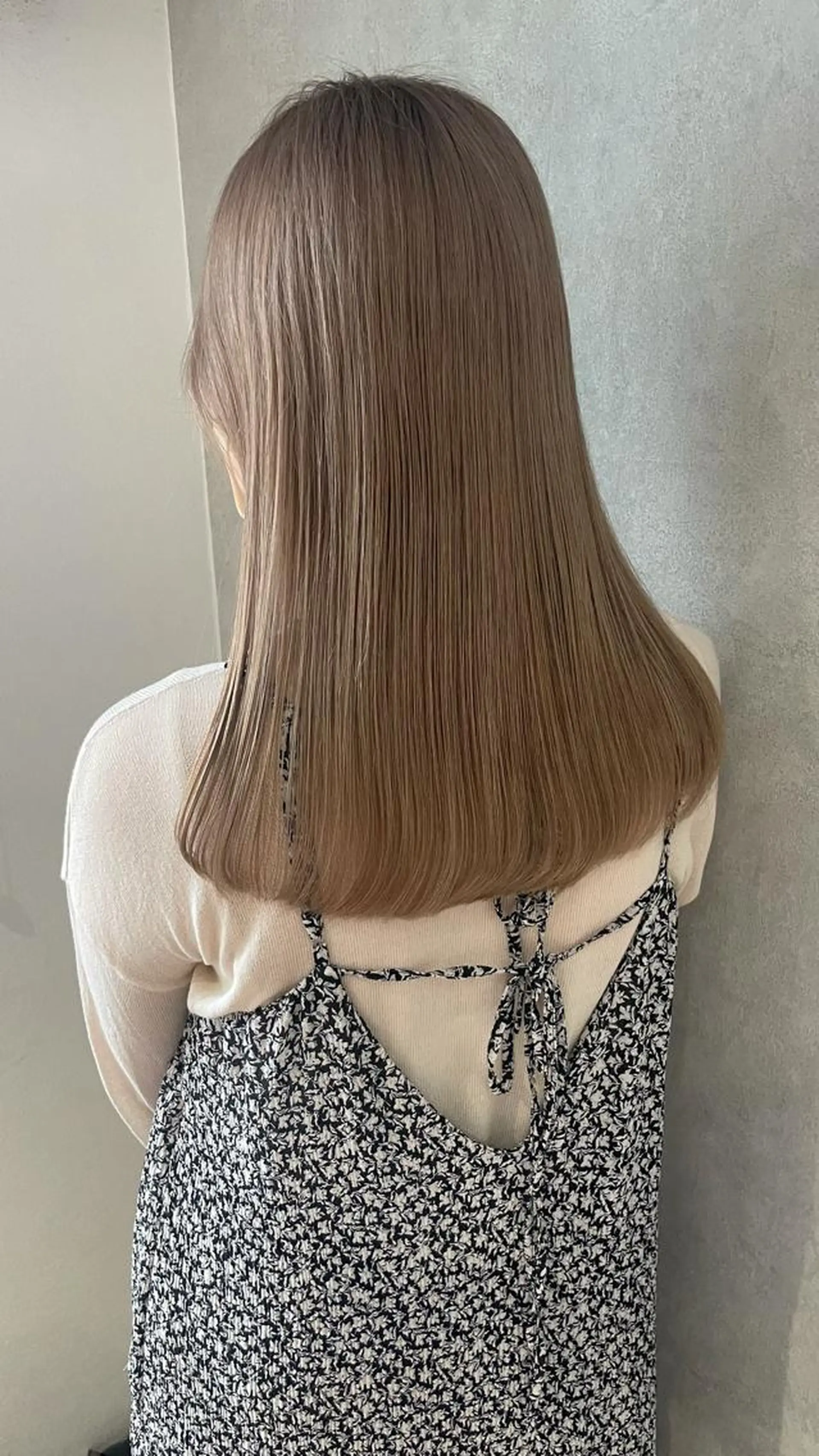 ロング カラー ヘアアレンジ ラベンダーカラー ヘアカラー トリートメント 酸性縮毛矯正 梅田茶屋町 Juriのヘアスタイル