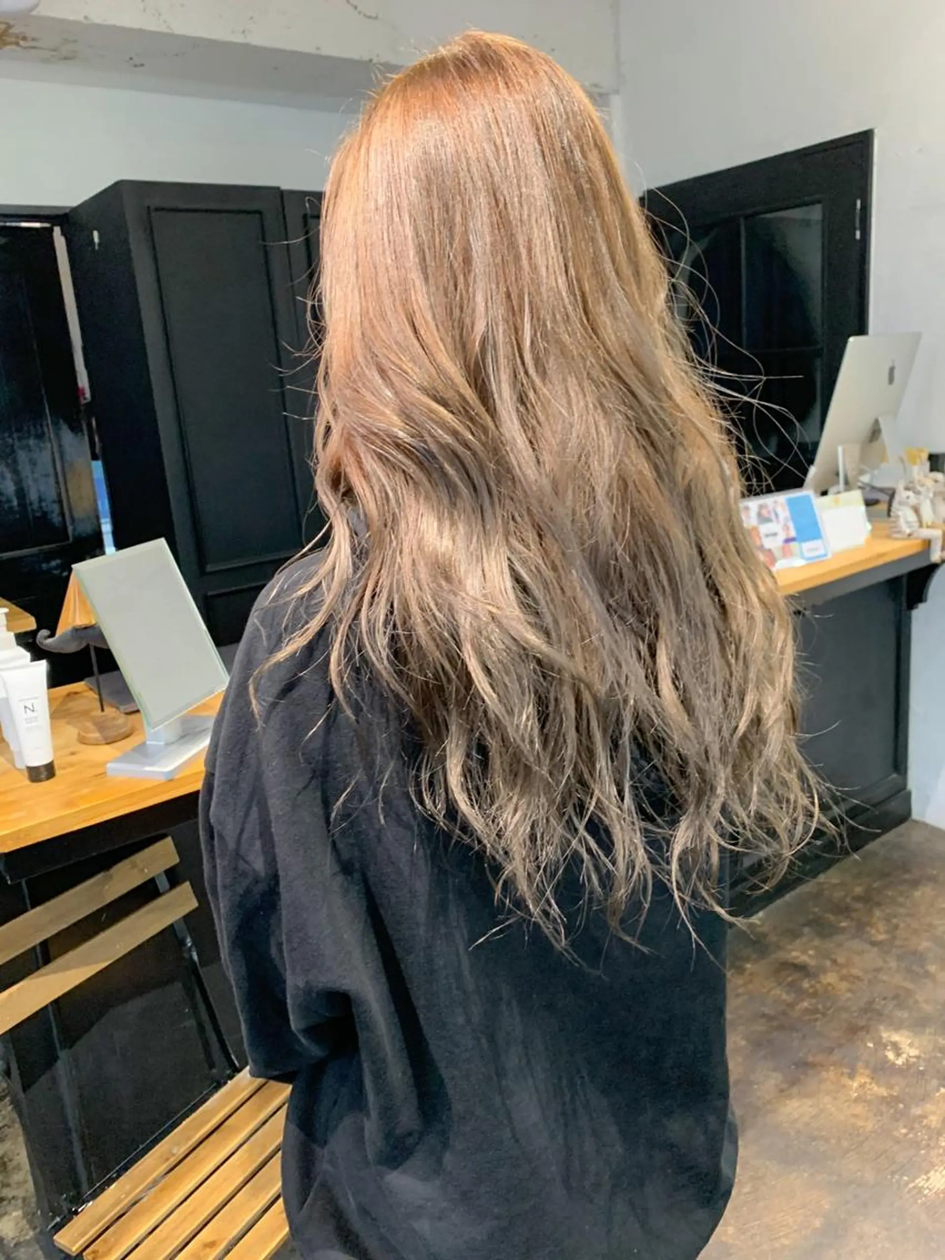 ロング カラー メンズパーマ メンズ特化ryoのヘアスタイル