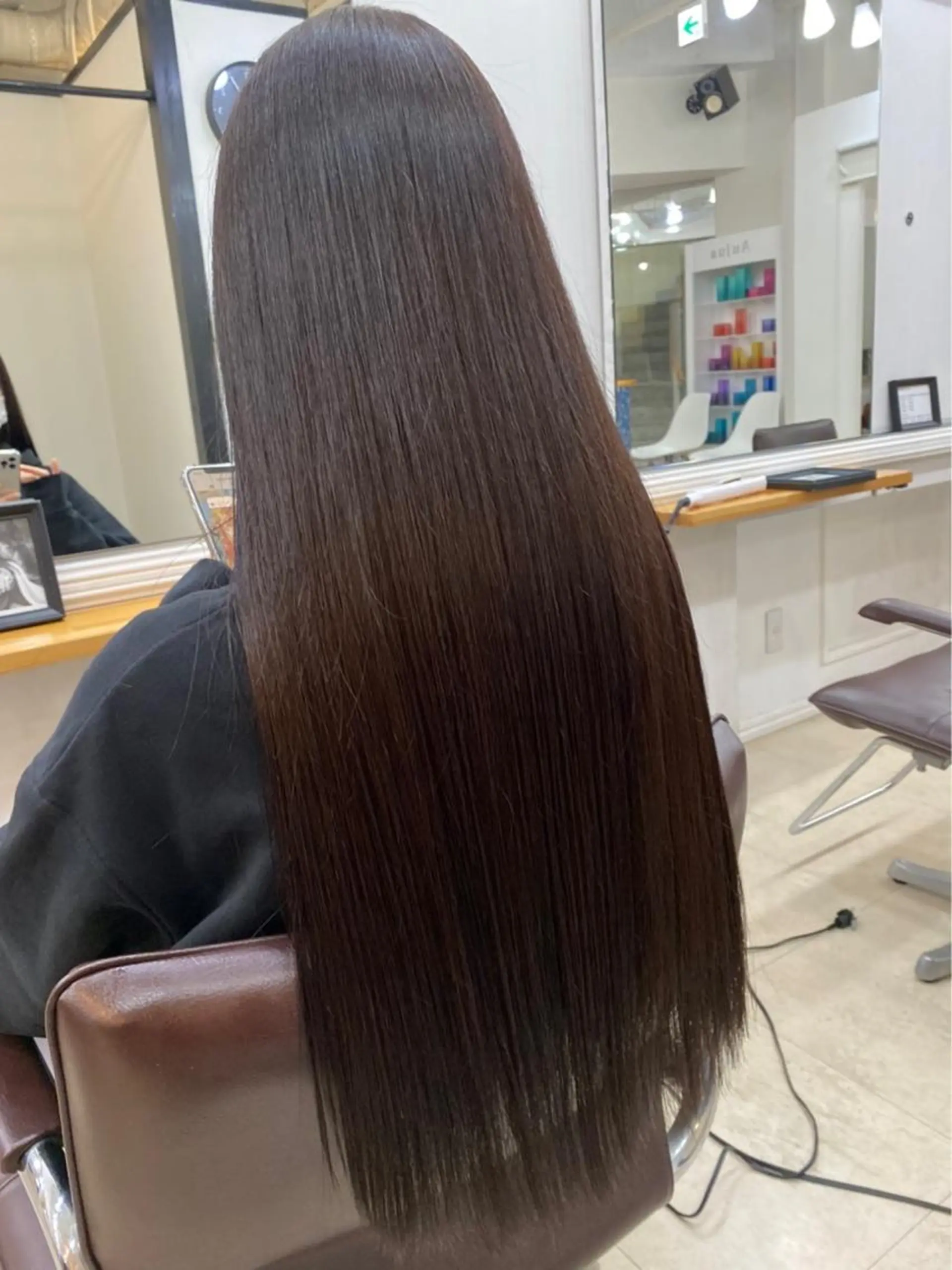 ロング カラー リルウヘアー 天王寺のヘアスタイル