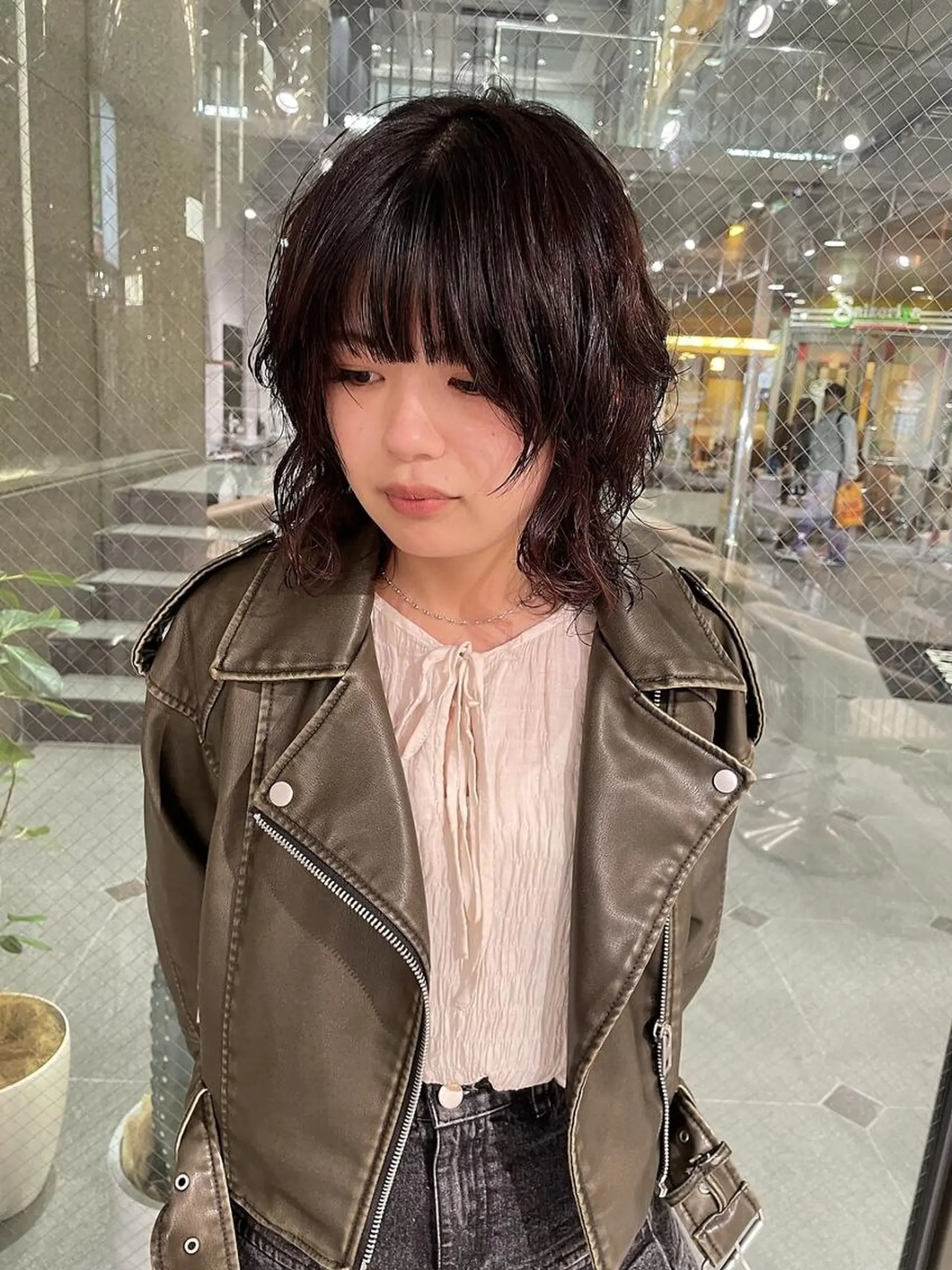 ミディアム カット ボブ/レイヤー/ 御田村裕人のヘアスタイル