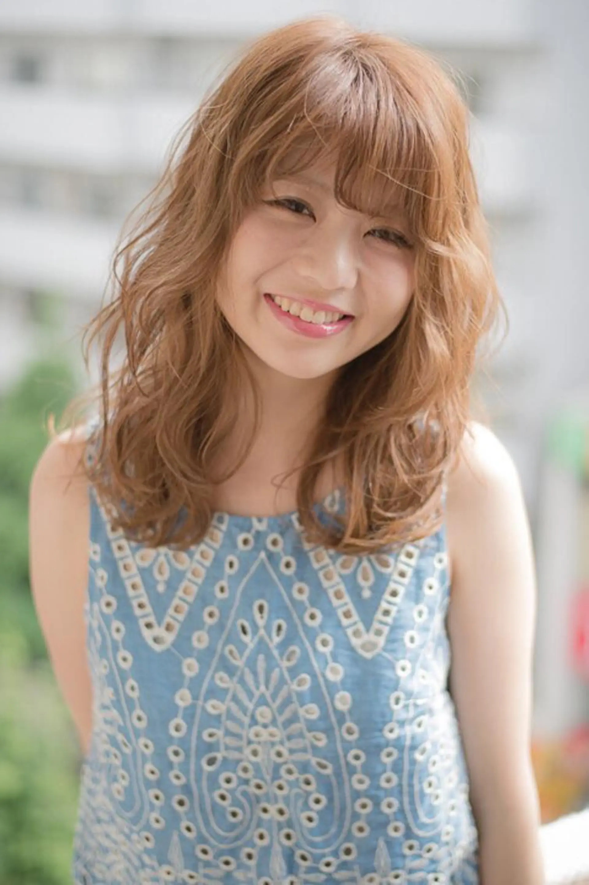 ミディアム GiseL天神カラー 髪質改善/ブリーチのヘアスタイル