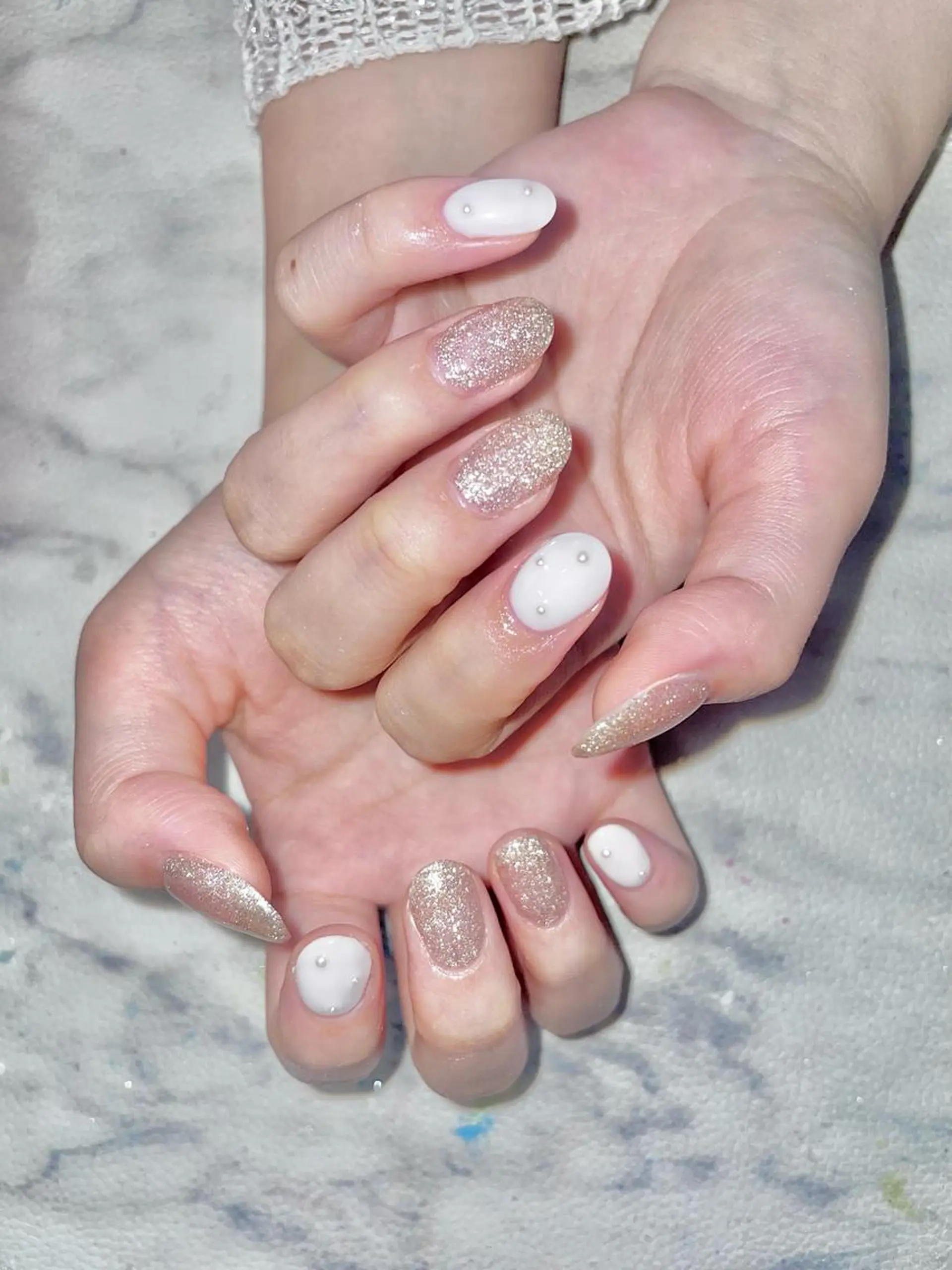 ネイル オフィスネイル ハンドネイル KIREIE Chinatsuのネイルデザイン