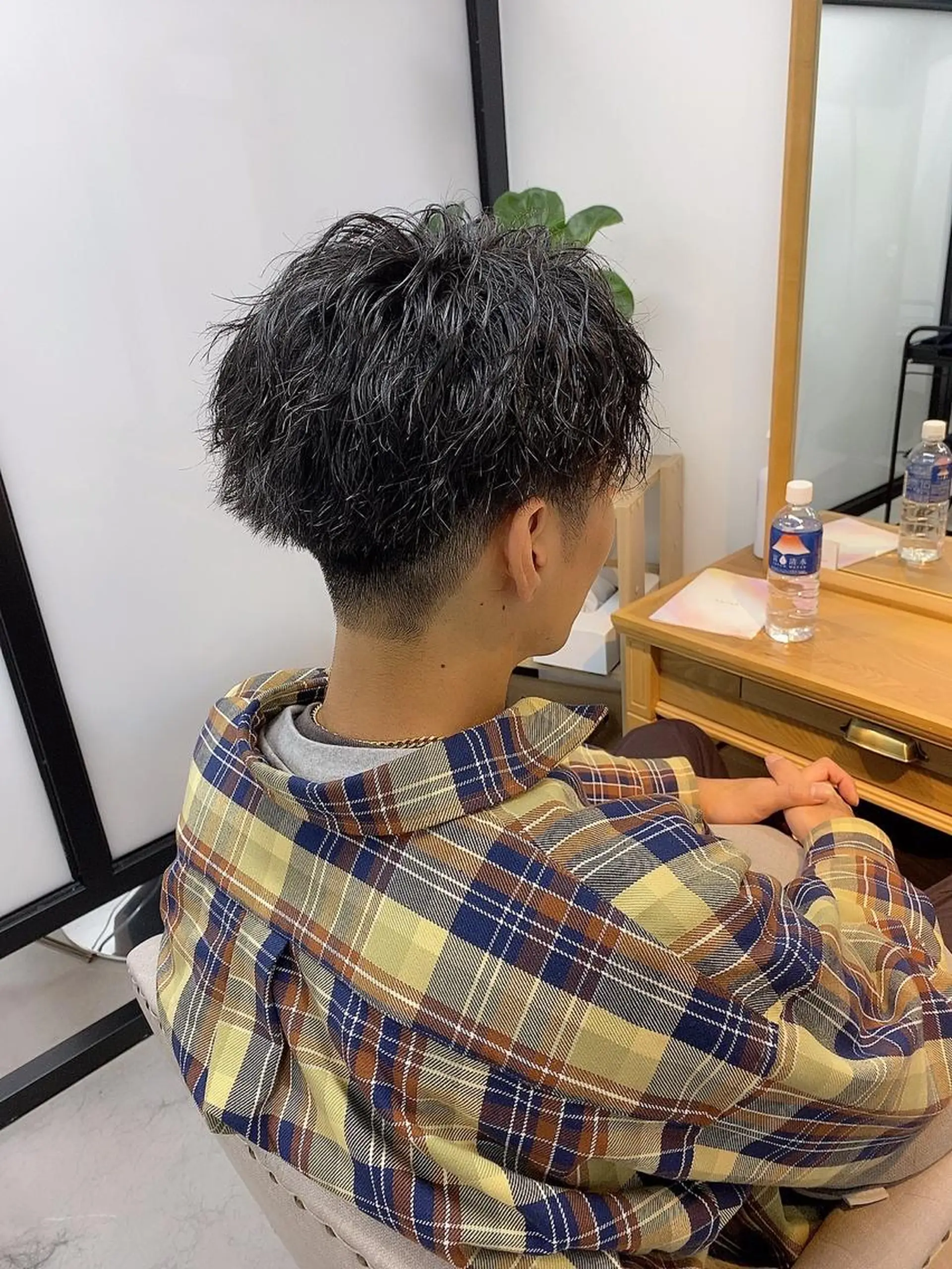 メンズ カット パーマ 透明感/ツヤ髪/ さら艶/前田祥汰のヘアスタイル