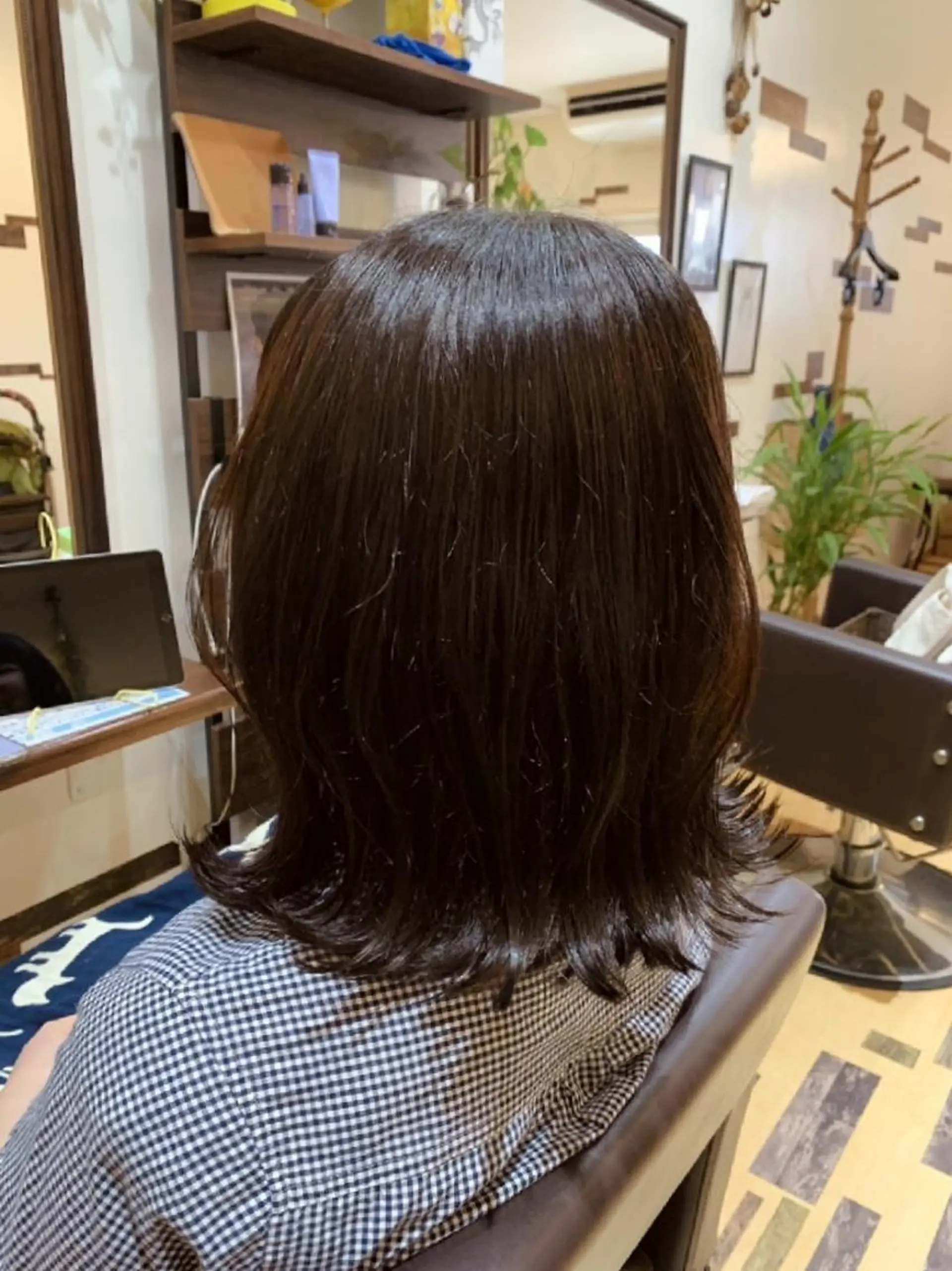 ミディアム カラー ブラウンカラー カシス サトウ シューイチのヘアスタイル