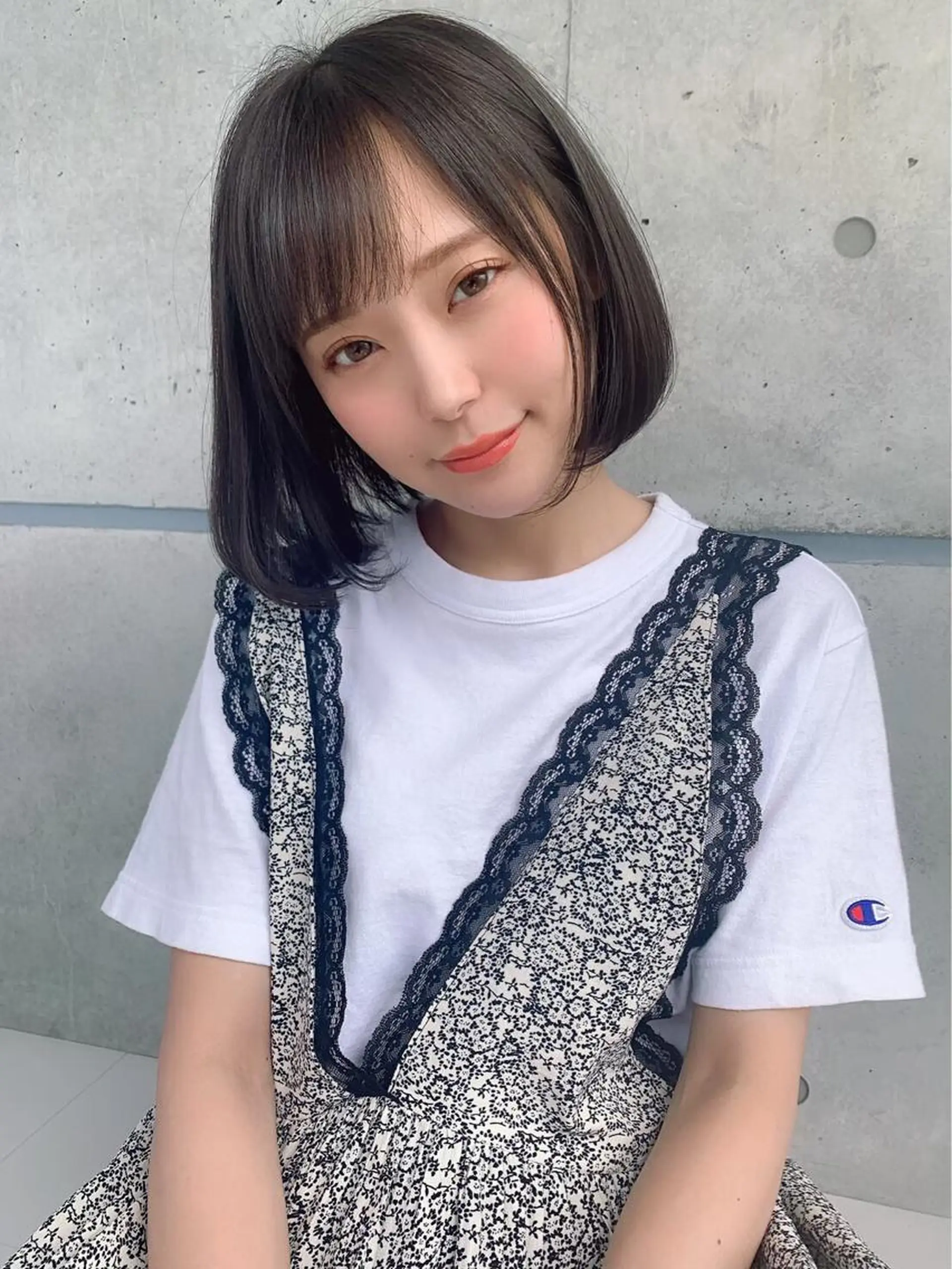 ショート カラー パーマ ショートボブ ボブ ショートヘア 【赤み消しカラー】 中野浩太のヘアスタイル