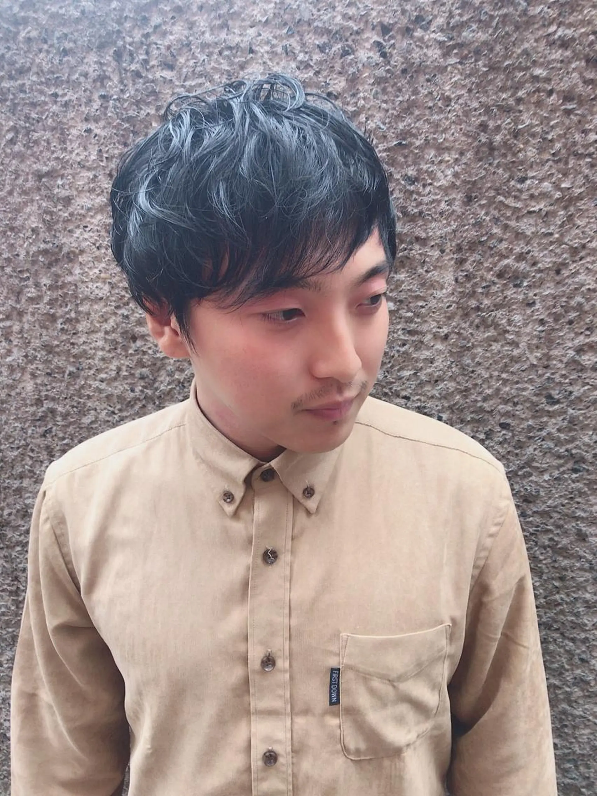 ショート カラー パーマ ヘアアレンジ メンズ メンズパーマ カット パーマ ちこ .のヘアスタイル