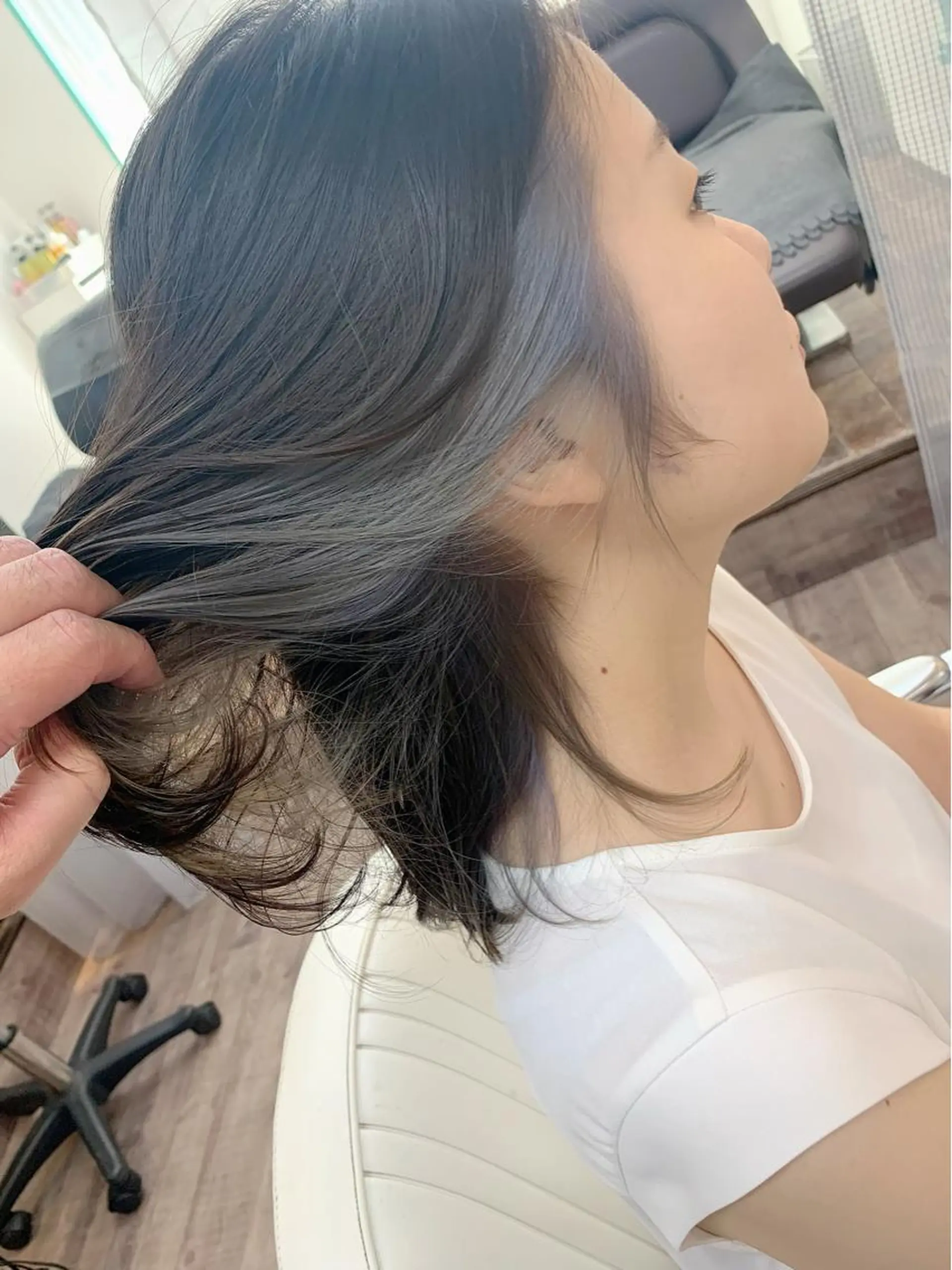 ミディアム hama yukiのヘアスタイル