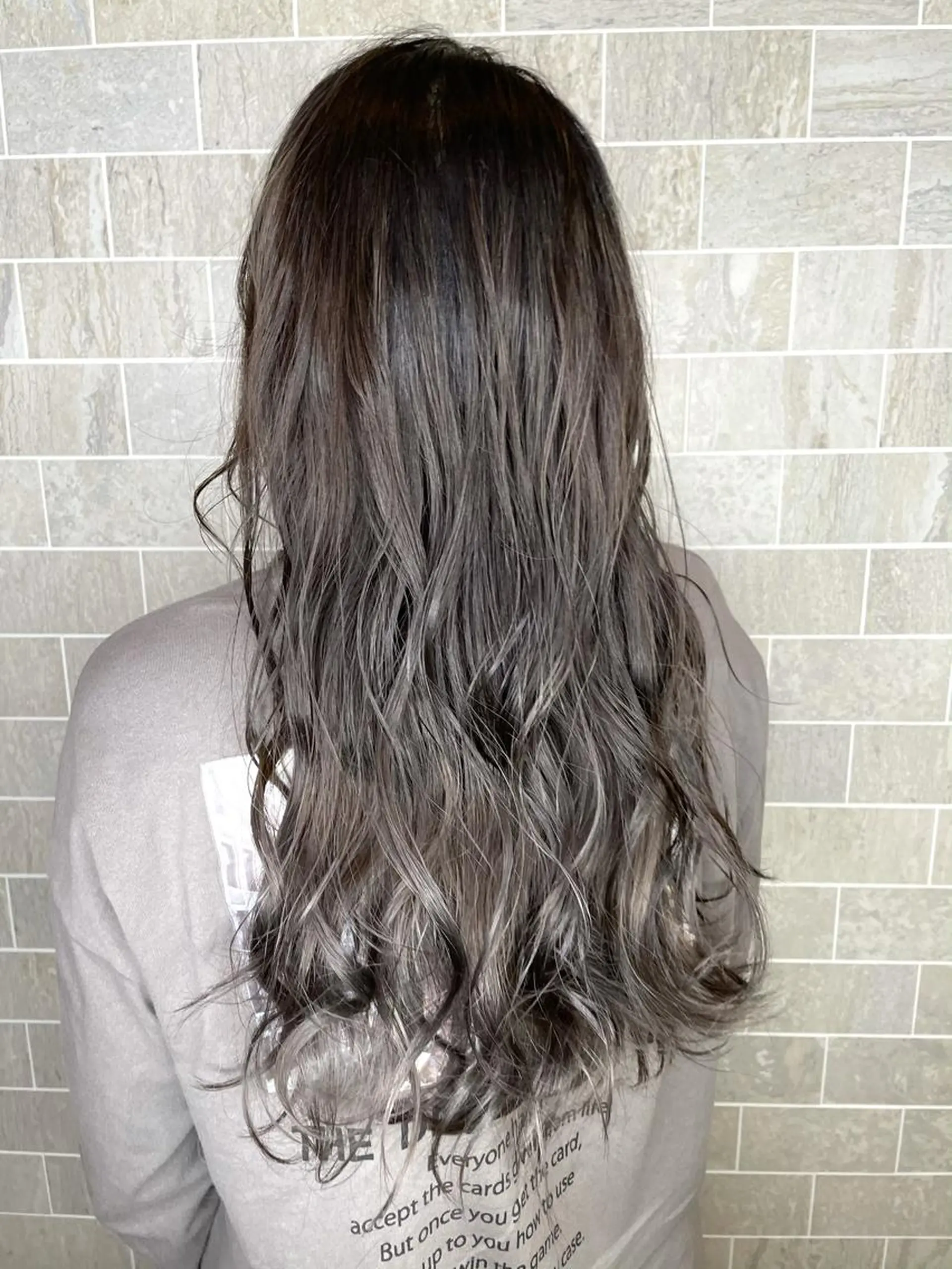 ロング カラー 渡辺 瑠美のヘアスタイル