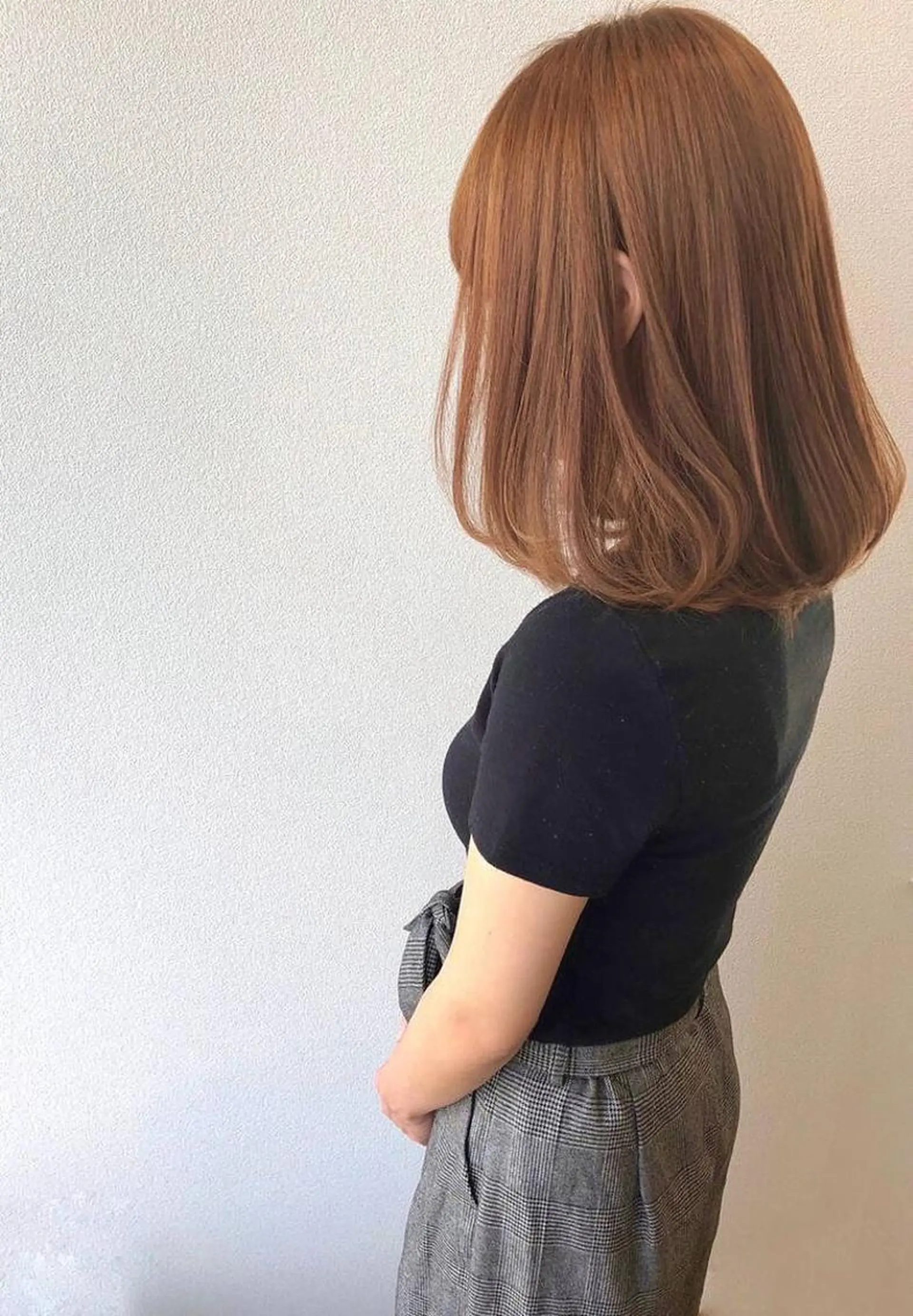 ミディアム くびれボブレイヤー 渋谷/kougaのヘアスタイル