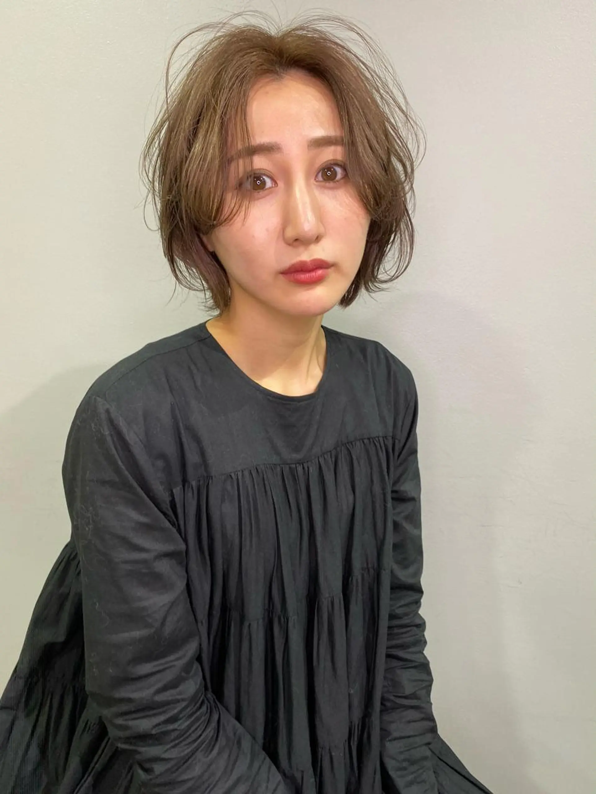 ショート カラー パーマ 低ダメージパーマ ケアパーマ/武田明大のヘアスタイル