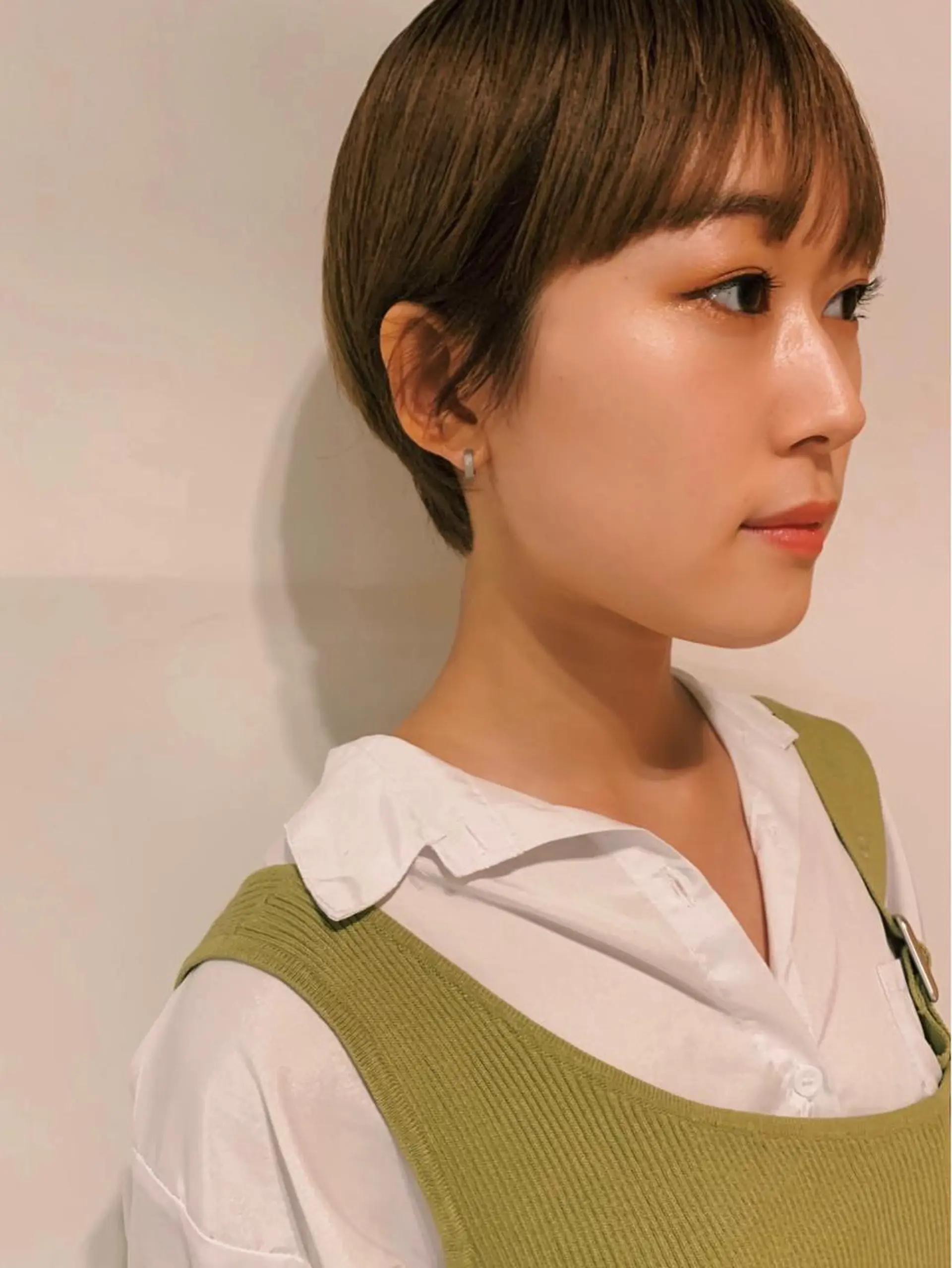 ショート カラー ベージュカラー ショートヘア カット ヘアカラー トリートメント tension 【テンション】のヘアスタイル
