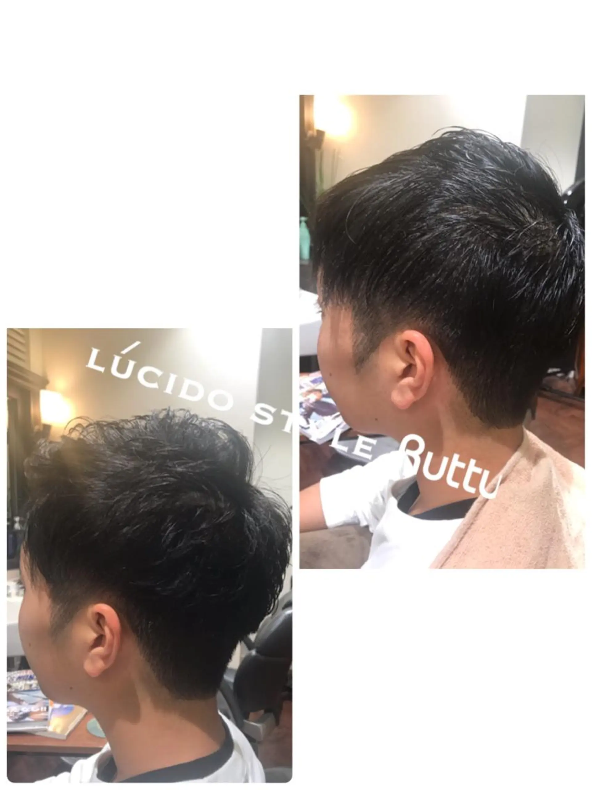 ショート パーマ アザマ　ヤスカツ _rosso 川口のヘアスタイル