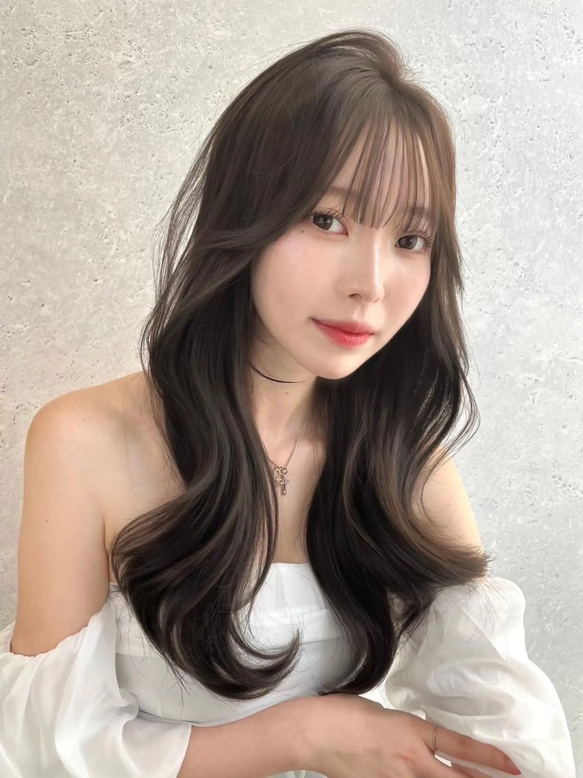 カラー カット ヘアカラー トリートメント ヘッドスパ ヘアセット 明るめカラー🌟福岡 /透明感ヘア🏹のヘアスタイル