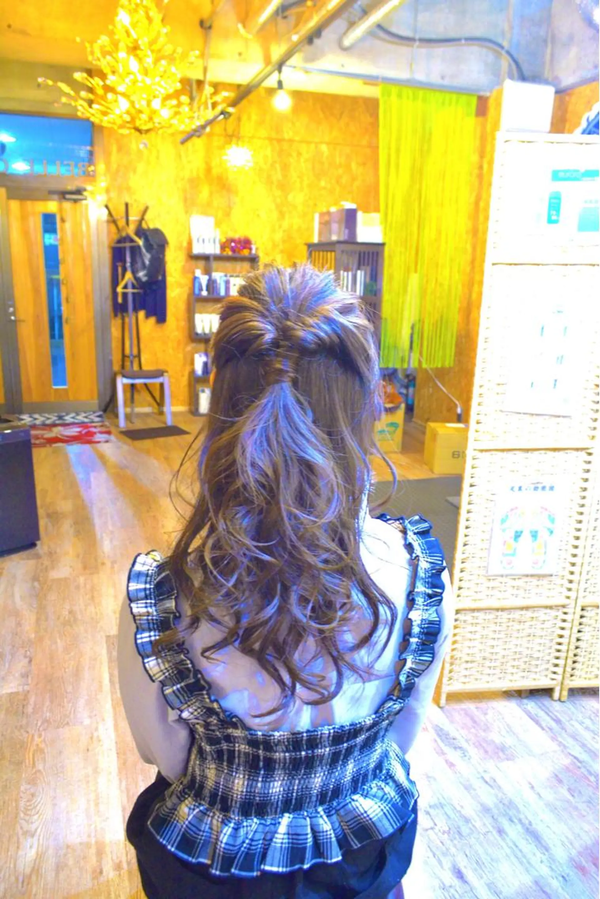 ロング カラー ヘアアレンジ アディクシーカラー 透明感カラー カット パーマ ヘッドスパ belle chambreイブカのその他イメージ