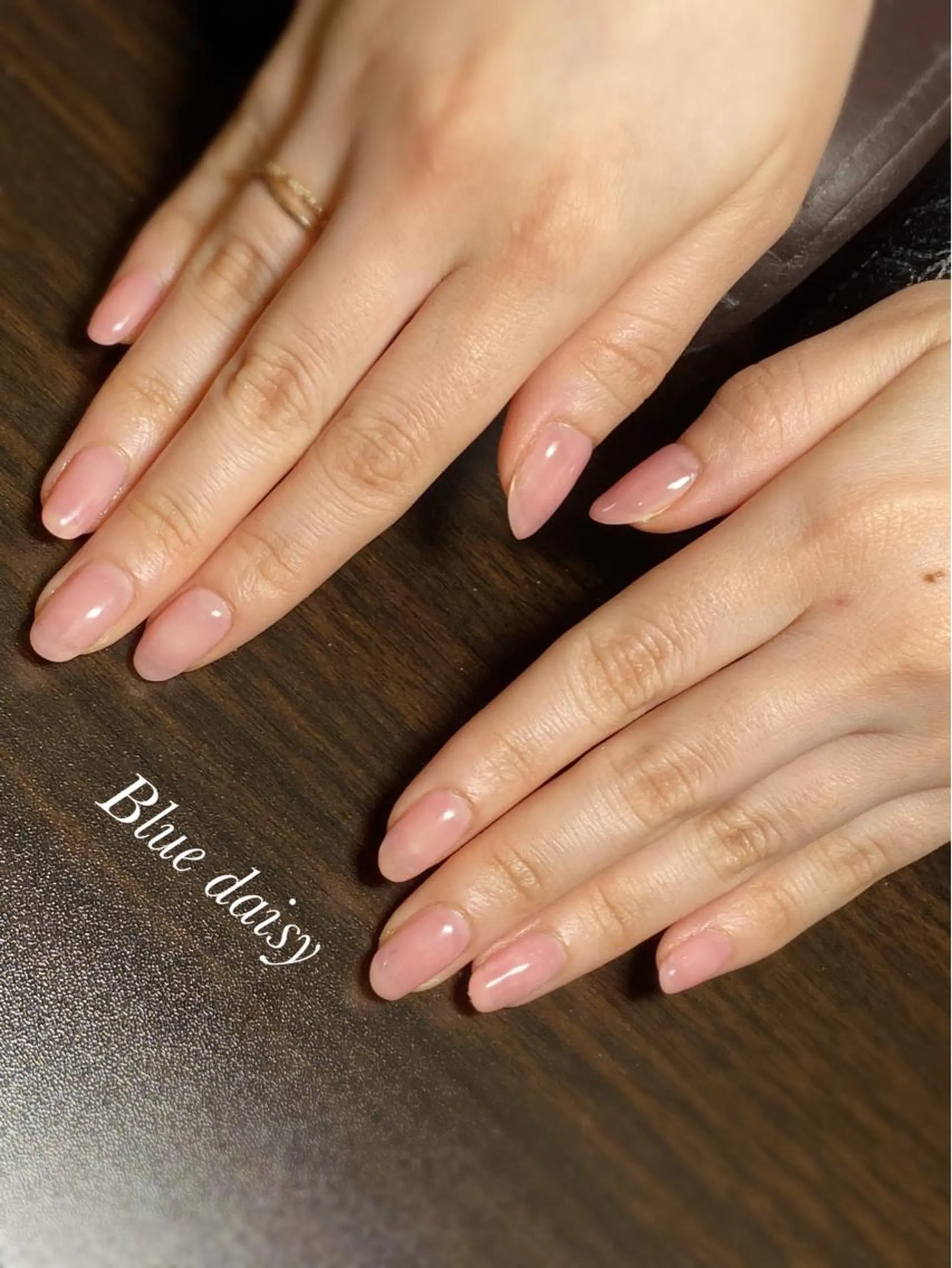 ネイル ピンク Blue daisy 栄本店のネイルデザイン