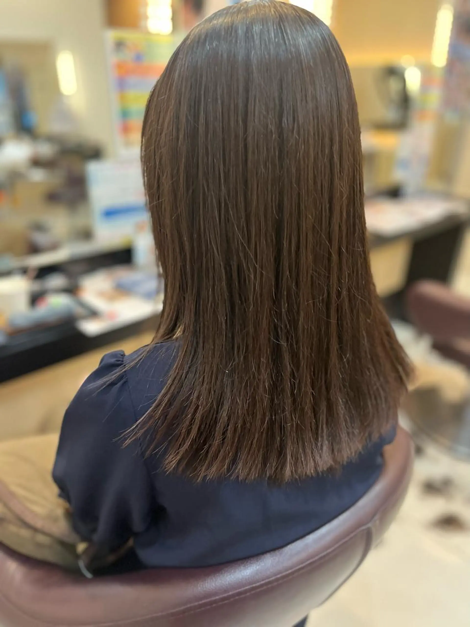 セミロング パーマ カット 縮毛矯正 トータルビューティー K:R鶴川のヘアスタイル