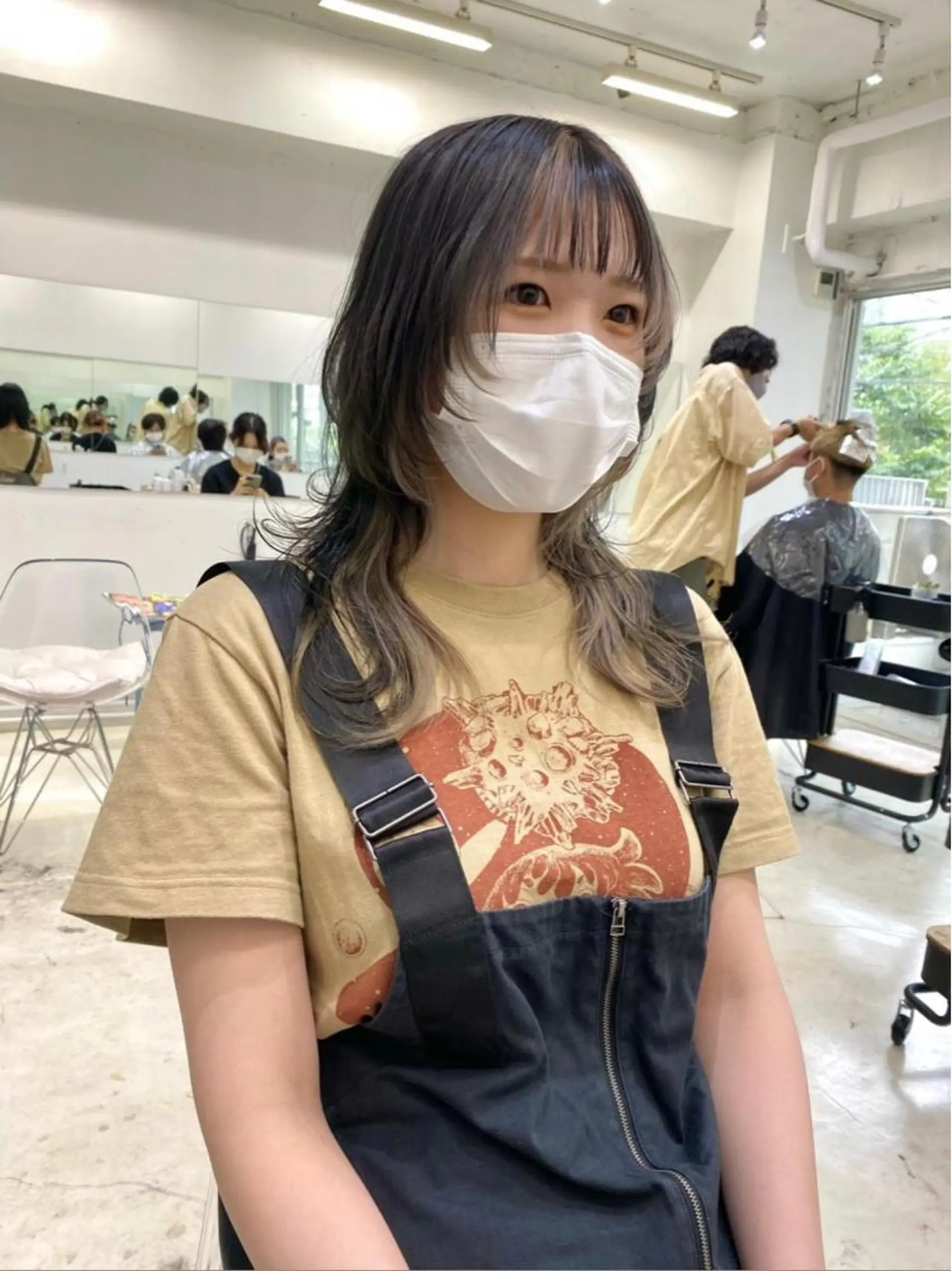 セミロング カラー パーマ ヘアアレンジ メンズ ササキカズマ〻透明感 〻色落ち〻赤み消しのヘアスタイル