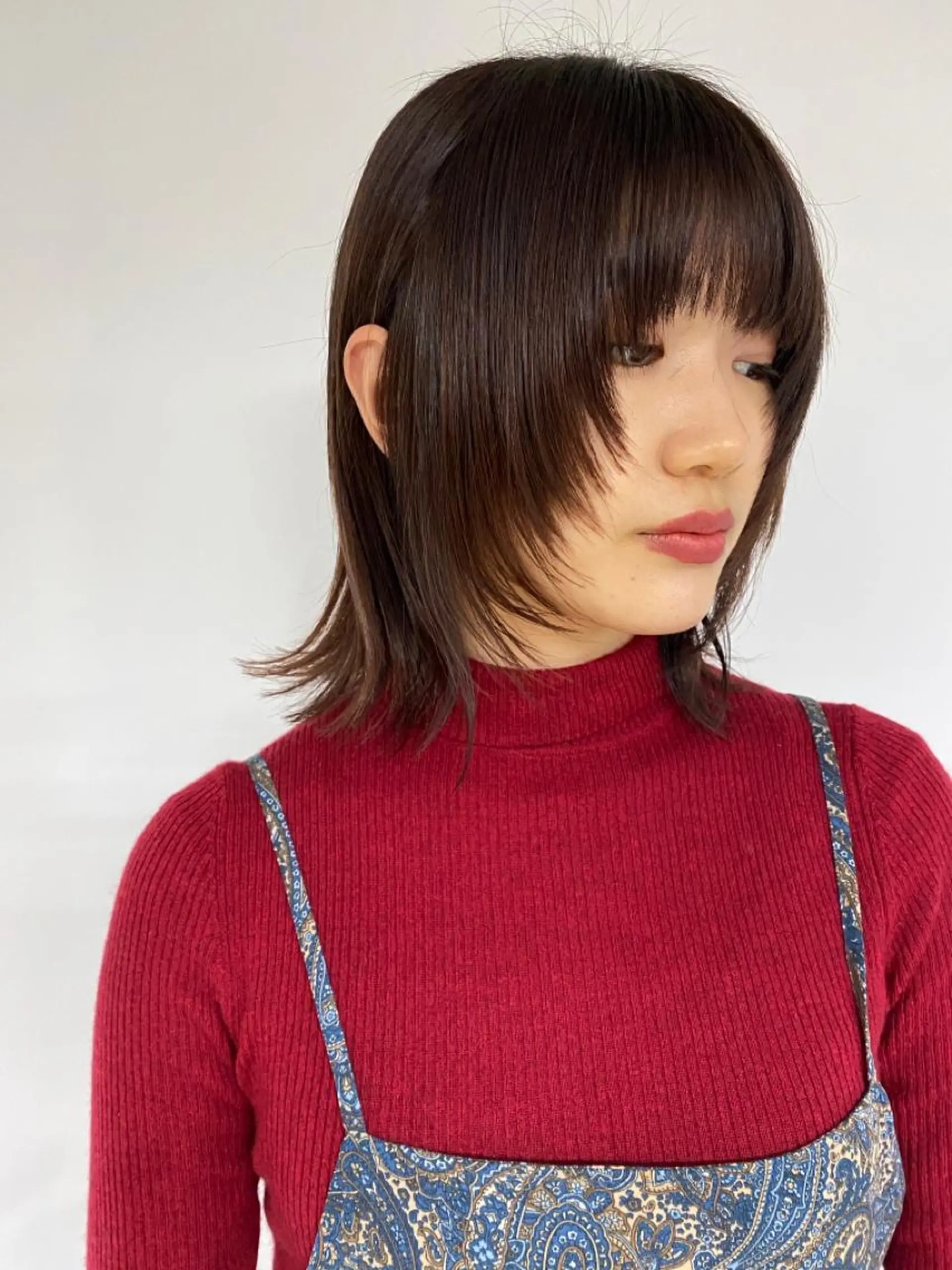 ミディアム カラー KOOKI スティードトーキョーのヘアスタイル