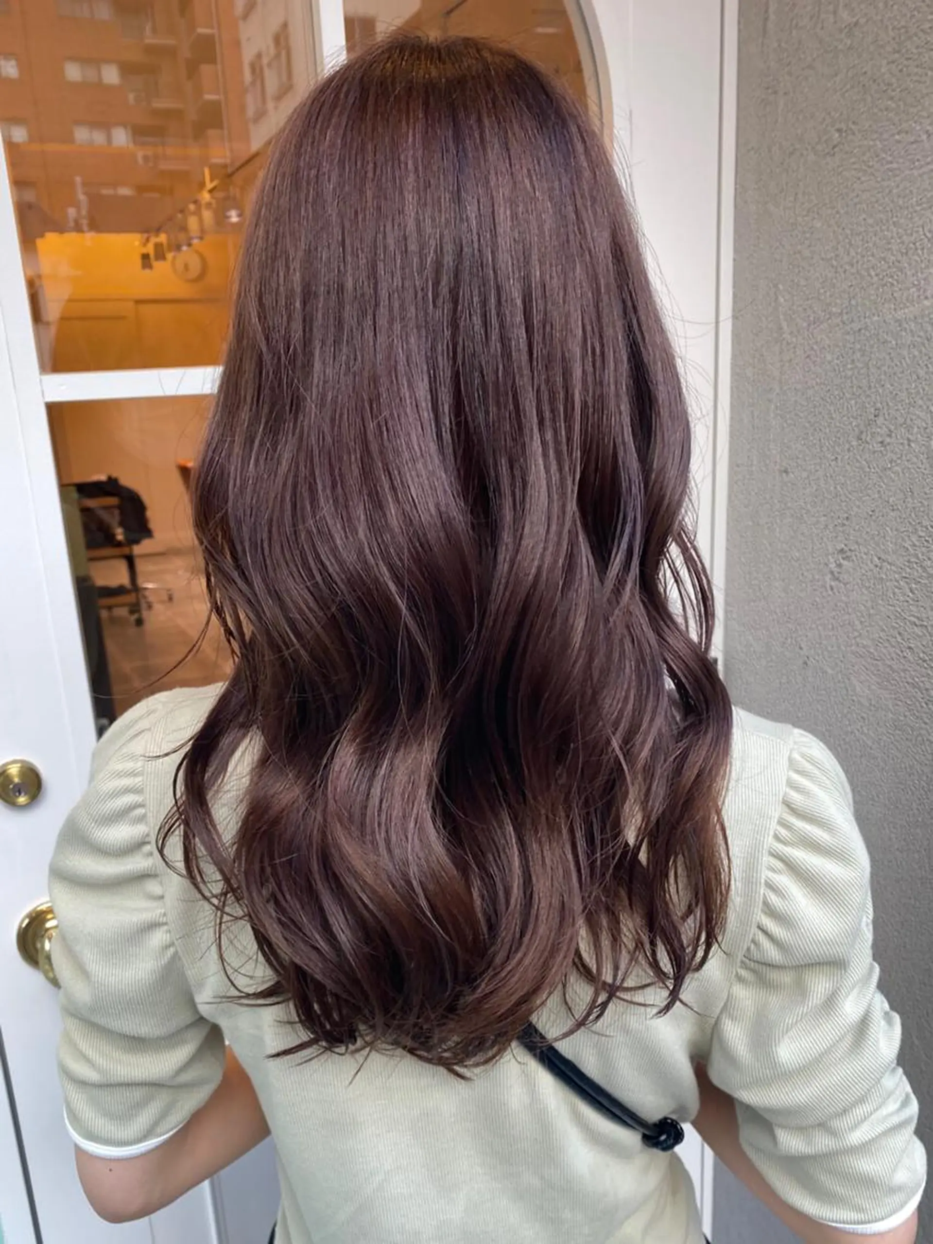 セミロング カラー ba_boo 福岡店のヘアスタイル