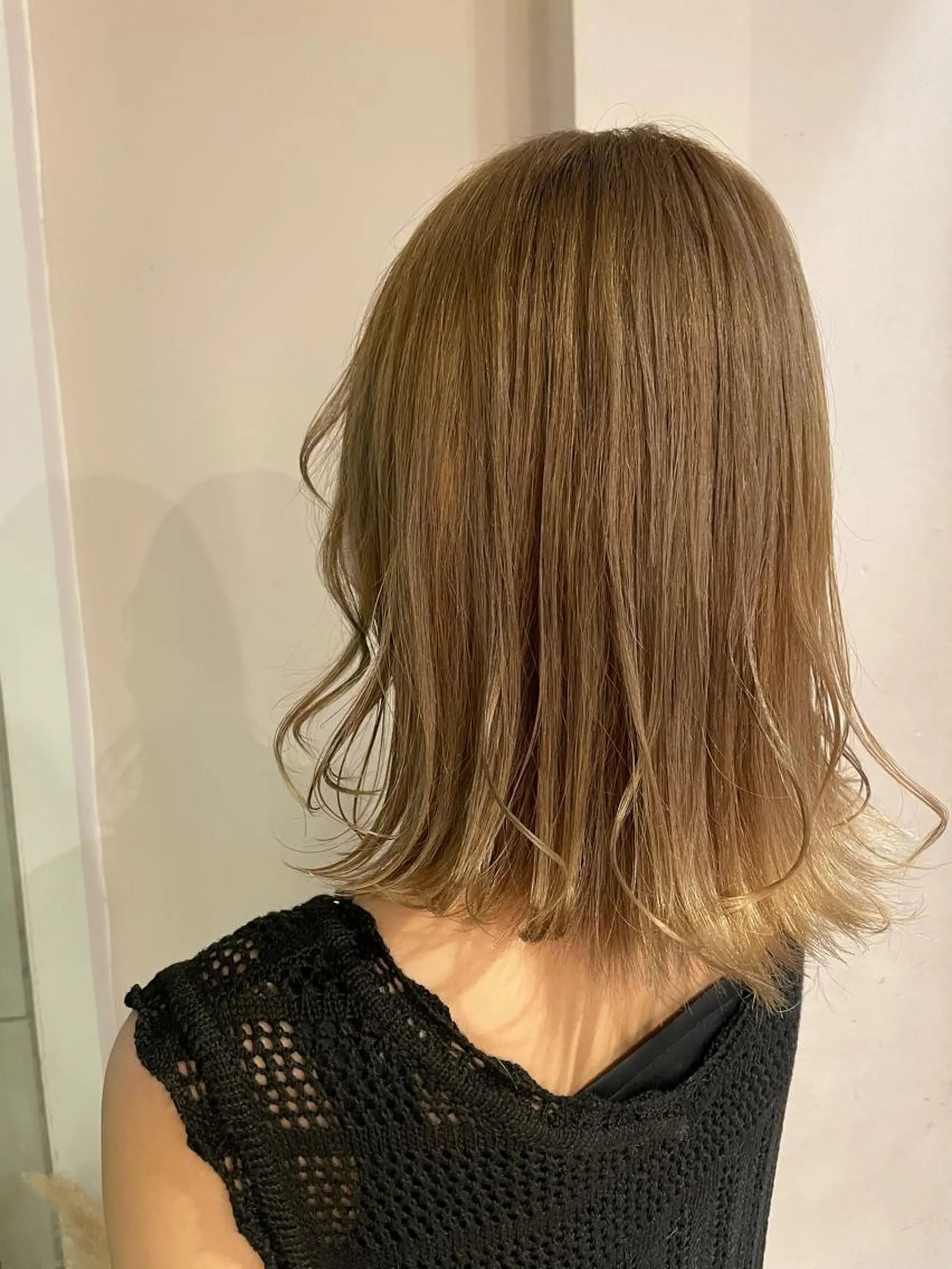 ミディアム カット ヘアカラー トリートメント ★糀谷 敬大のヘアスタイル