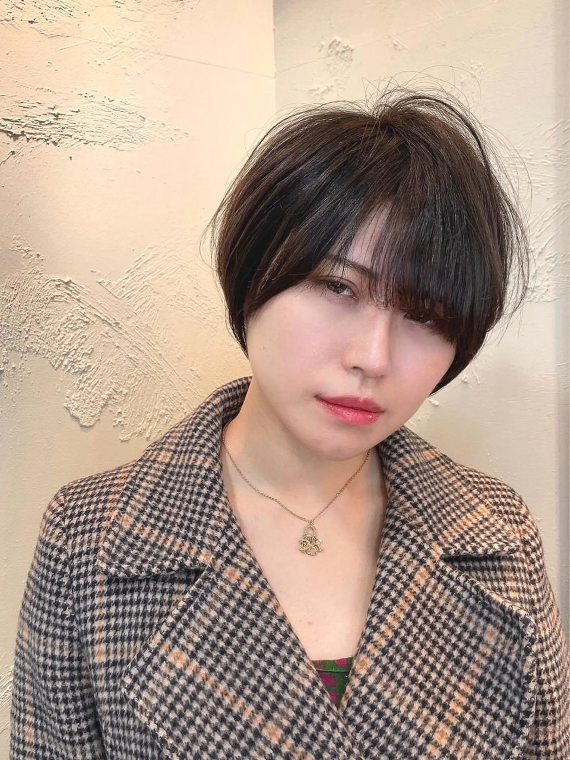 ショート カラー ショート/ボブ/ メンズ/縮毛矯正のヘアスタイル