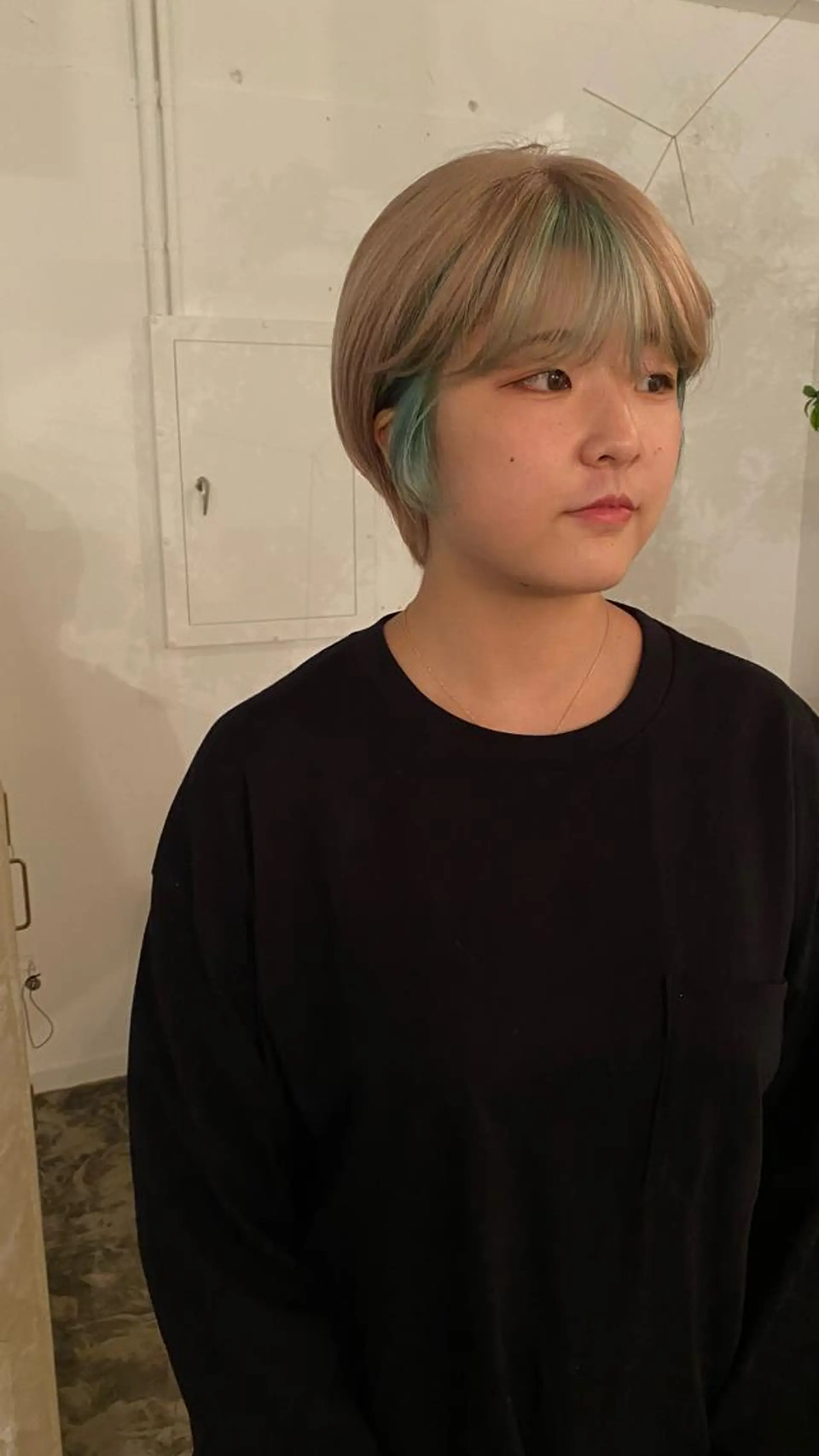 ショート カラー 原 瑞希のヘアスタイル