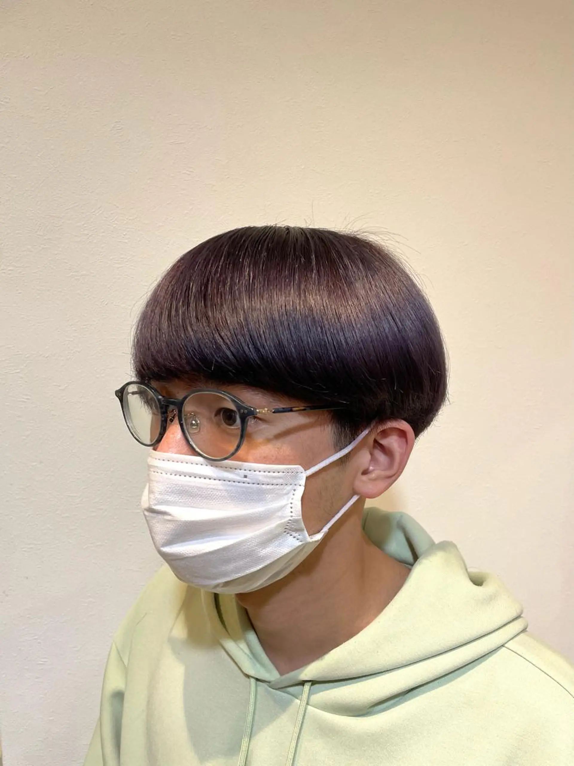 カラー メンズ ダブルカラー シルバー 髪質改善/レイヤー /ボブ/中村莞太朗のヘアスタイル