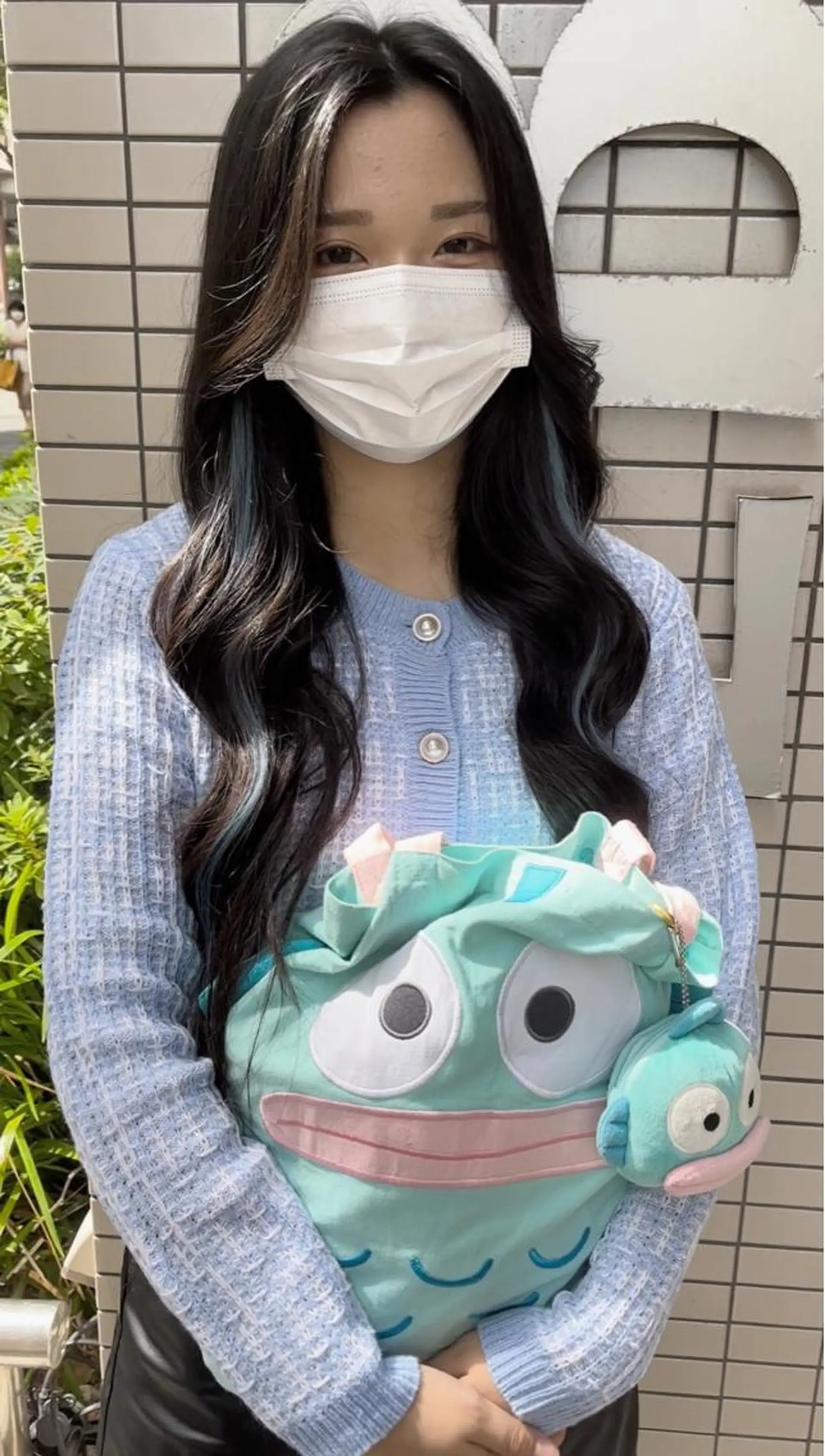 ロング カラー インナーカラー エクステ モモカ/ハイトーン /バレイヤージュのヘアスタイル