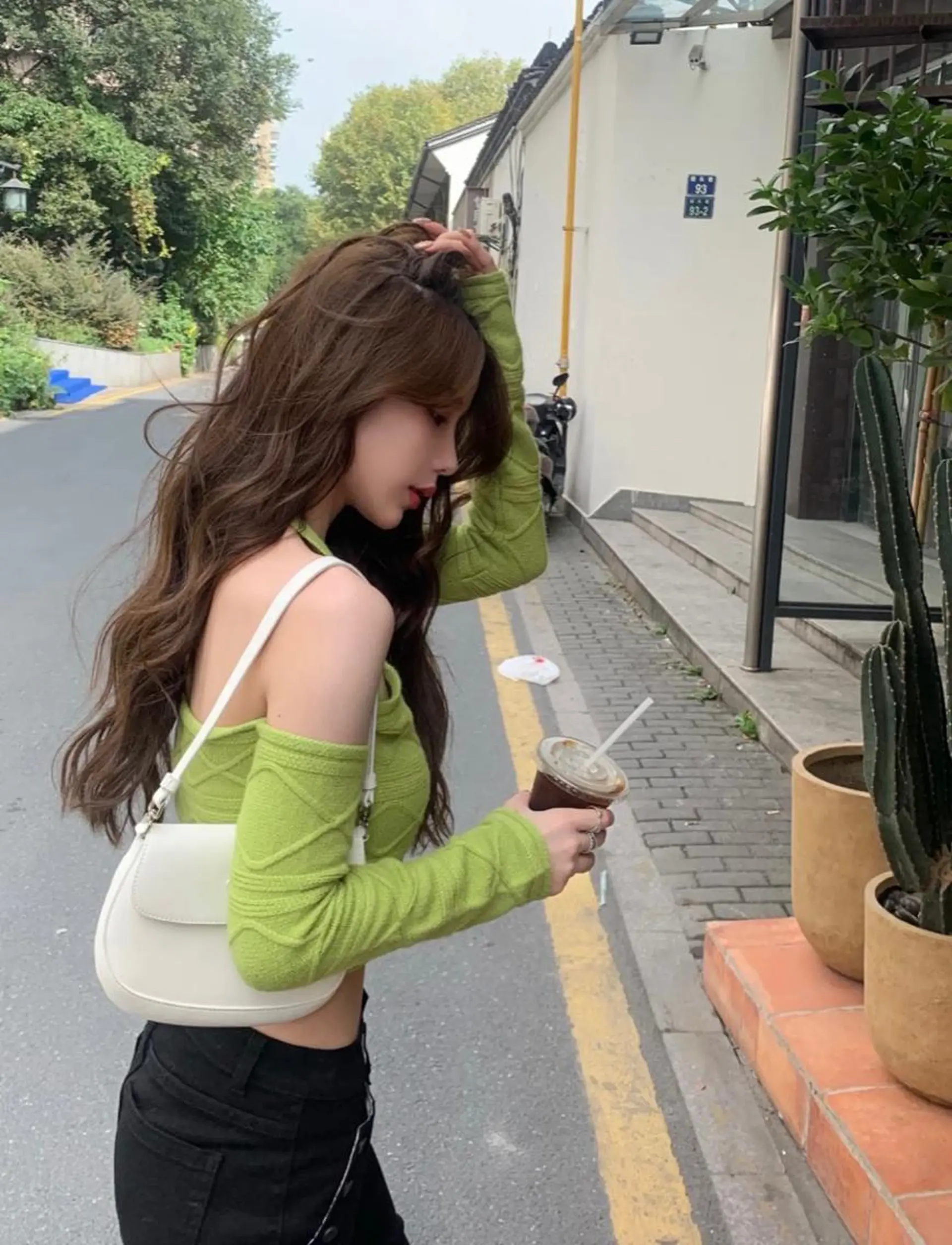 ロング カラー カット ヘアカラー トリートメント レイヤー/柔色 カラー/SAkiのヘアスタイル