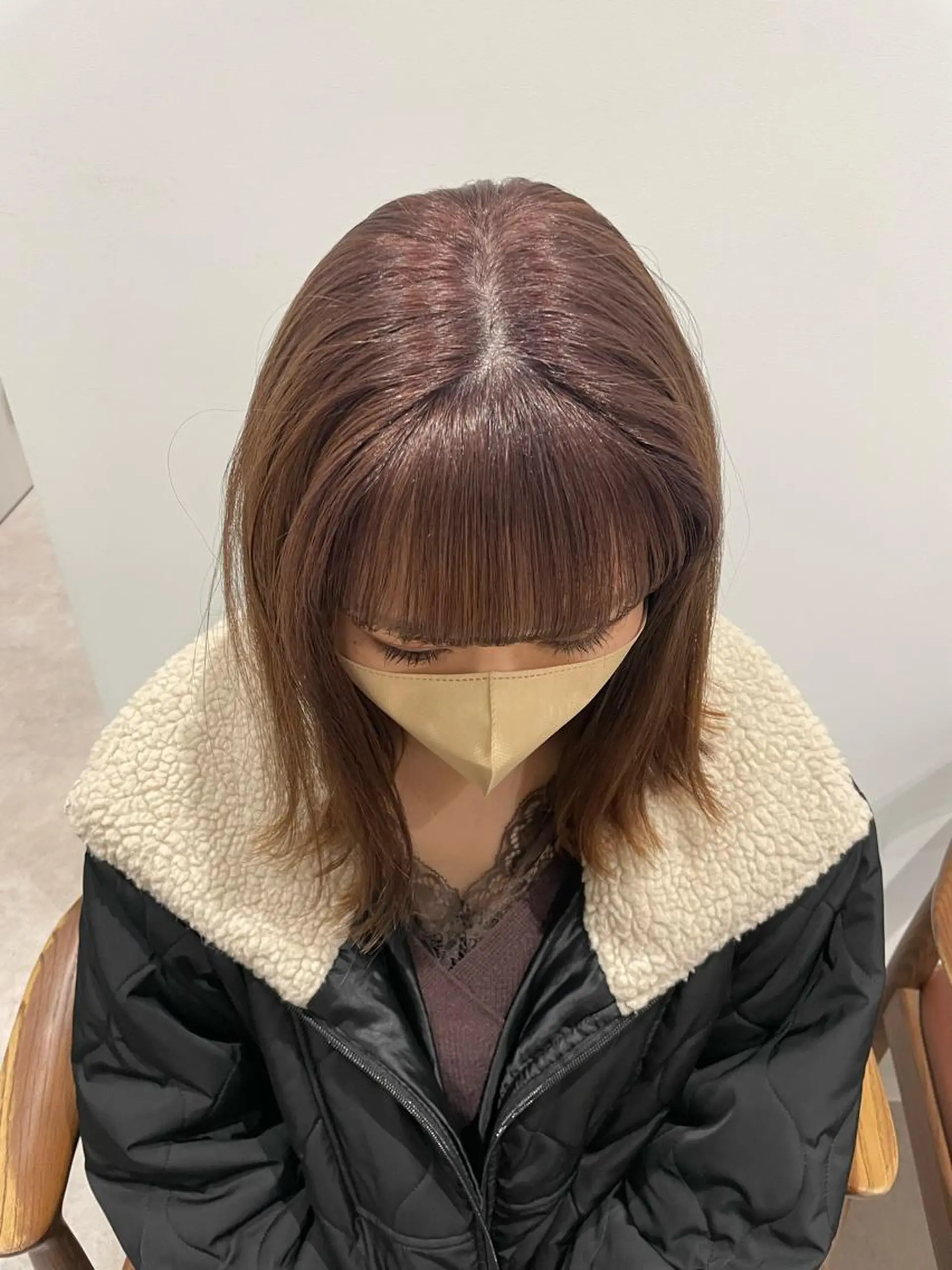 ミディアム カット ヘアカラー トリートメント 東京の技術を 京都で✂︎🕊️💖のヘアスタイル