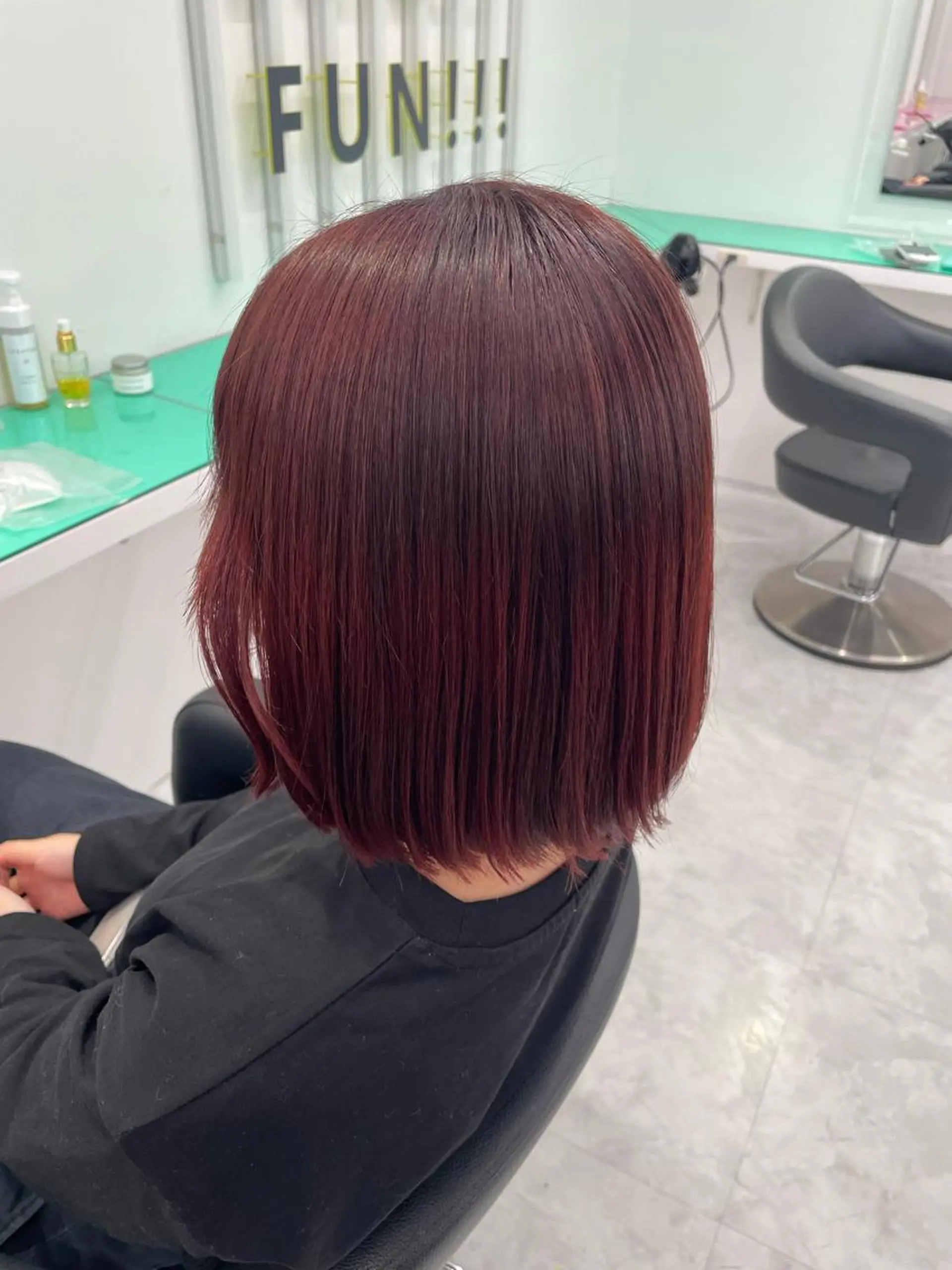ミディアム カラー ブリーチ ダブルカラー ブリーチなしカラー ヘアカラー トリートメント ヘッドスパ ヘアセット 透明感/艶髪/💖 トレンドスタイル💖のヘアスタイル
