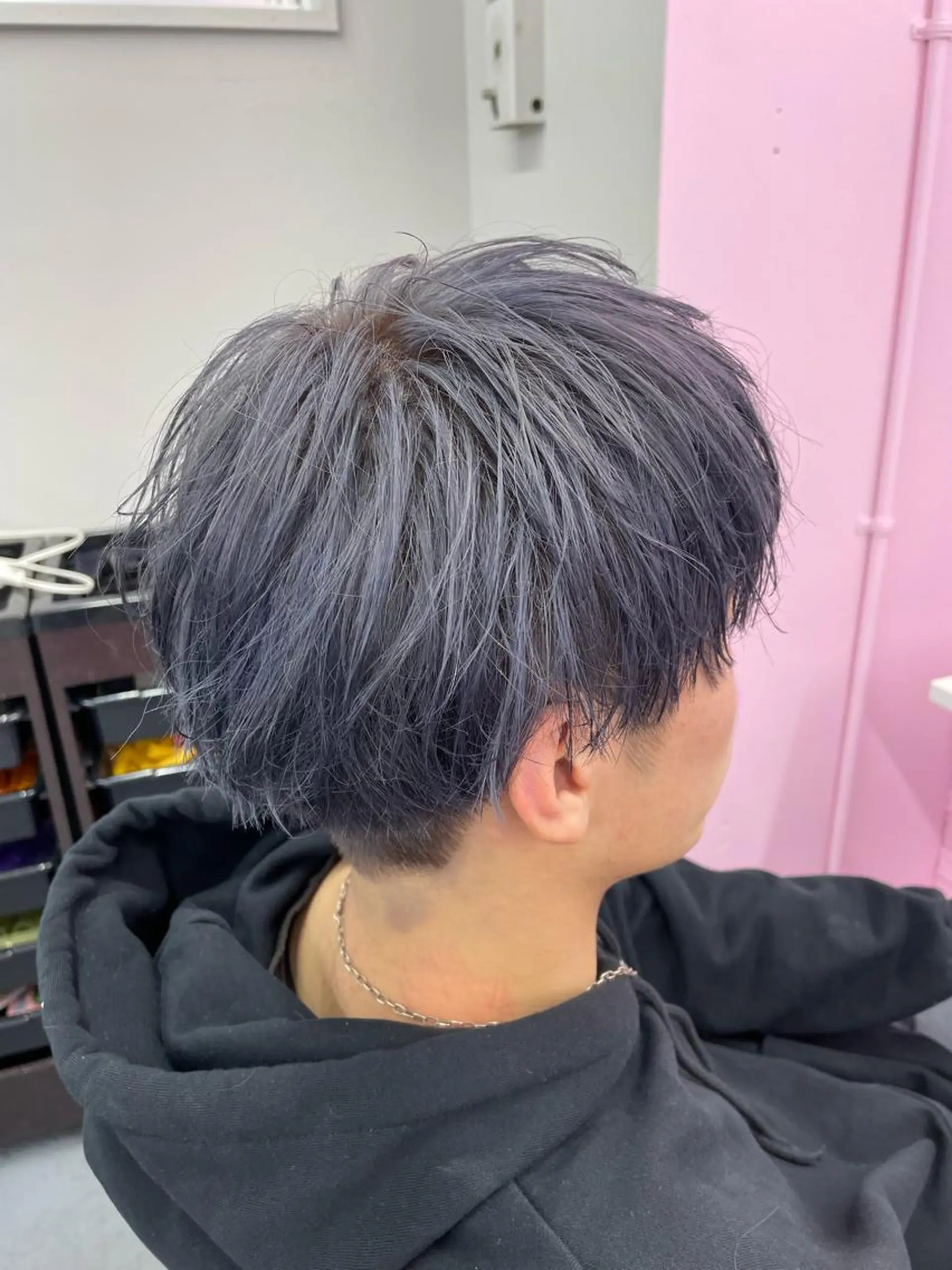 カラー メンズ メンズ特化/パーマ/ ブリーチ/福島 千颯のヘアスタイル