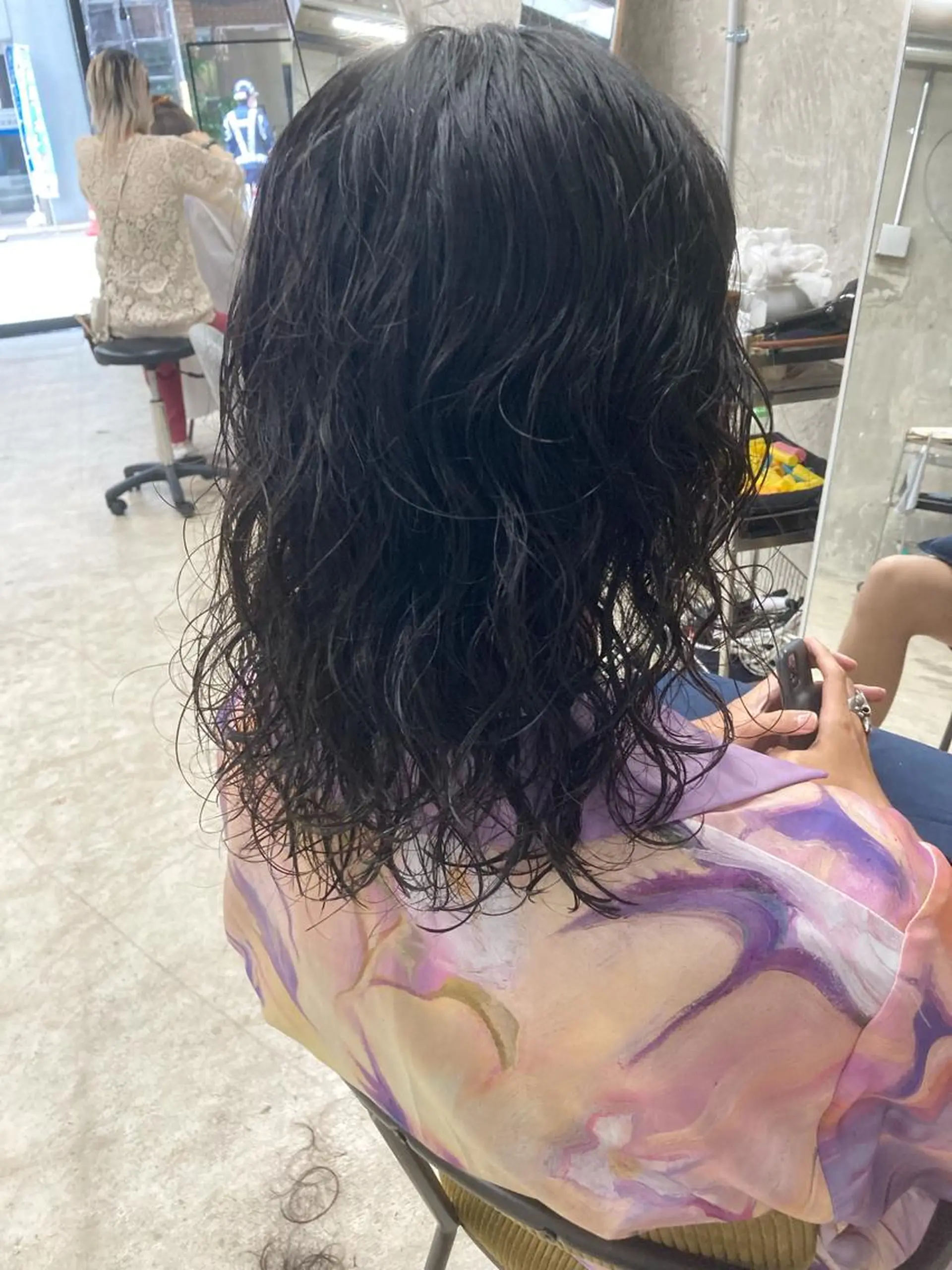 ミディアム パーマ ✳️ウルフ/メンズ/ スパイラルパーマ✳️のヘアスタイル